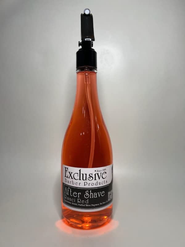 Rauci Red Aftershave for Men - 13 oz Barber-Grade Post Shave Lotion | Soothes & Hydrates Skin | Perfect for Home Grooming & Professional Barbershops