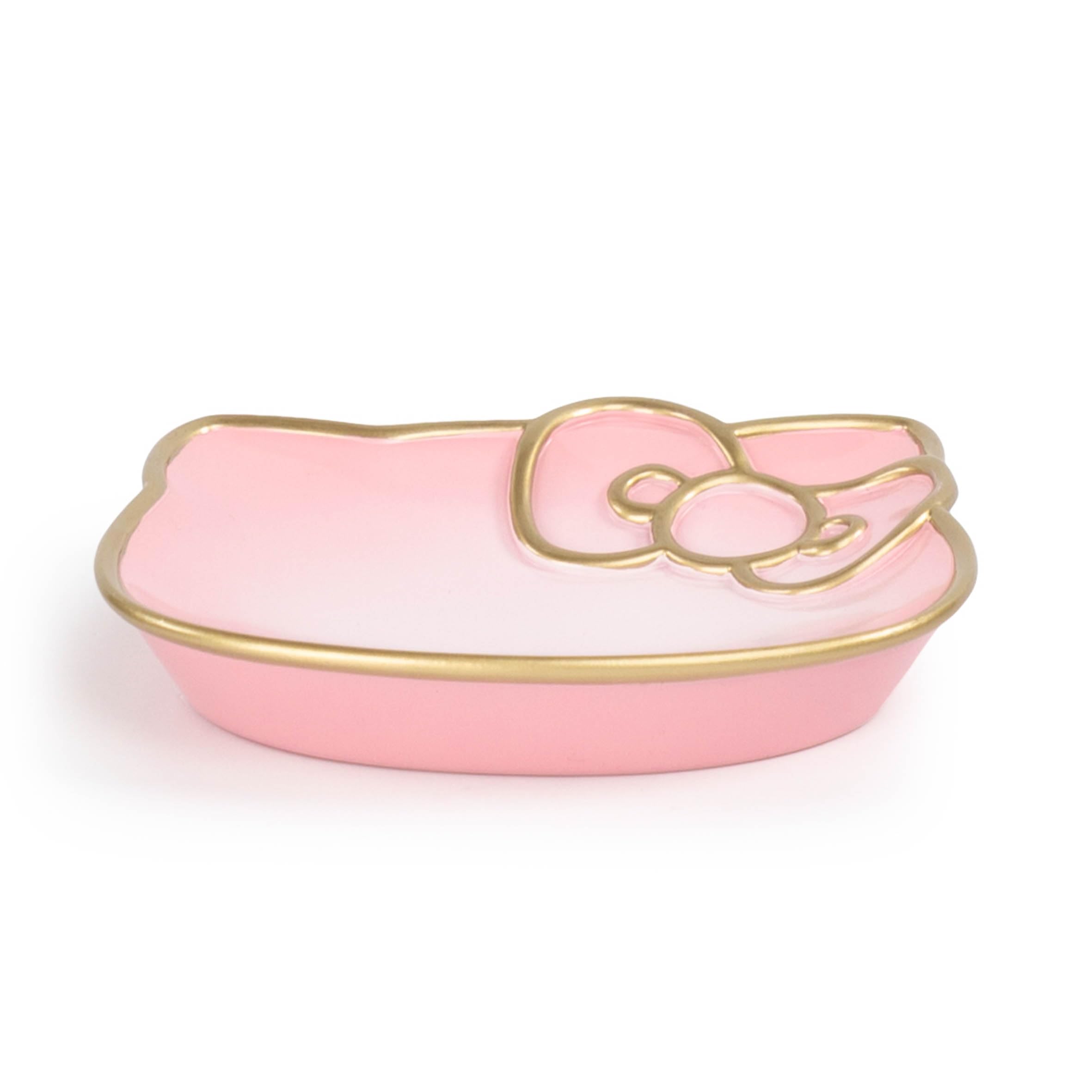 Hello Kitty Soap Dish - Pink Resin Bathroom Organizer for Jewelry & Sponges