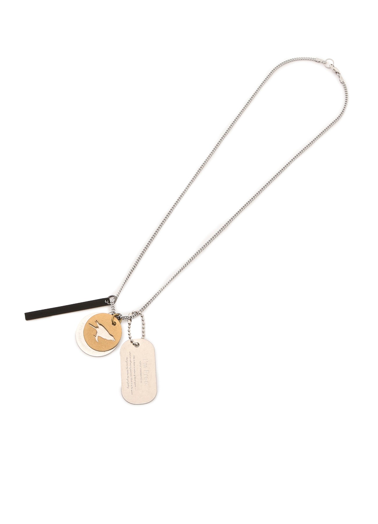 Personalized Brass Dog Tag Necklace for Men & Women - Engravable Pet ID Tag & Fashion Pendant - Perfect for Gifts, Pet Lovers & Everyday Wear