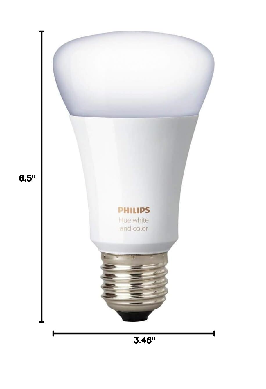 Philips Hue White and Color Ambiance A19 60W Equivalent Dimmable LED Smart Bulb - 1 Pack | Works with Alexa, Google Assistant & Apple HomeKit | Voice Control & App Adjustable | Perfect for Bedroom, Living Room & Smart Home Lighting (California Compliant)