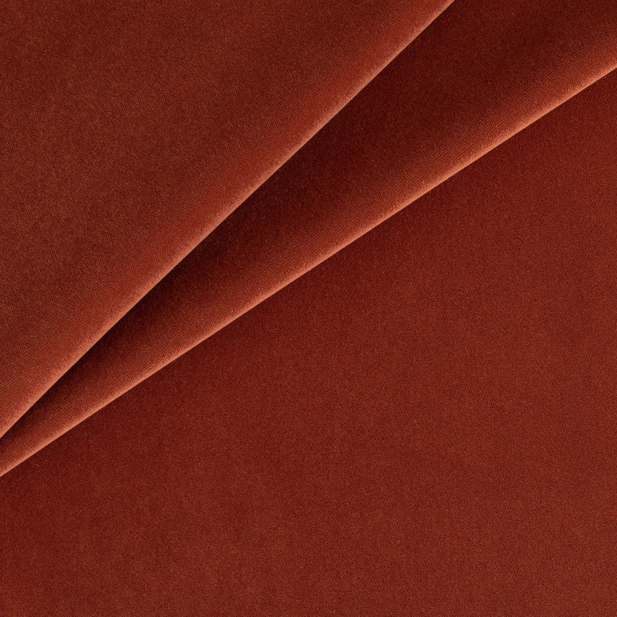 Valentina Velvet Fabric - Soft & Luxurious Paprika Red Upholstery Material for Sofas, Curtains & Home Decor