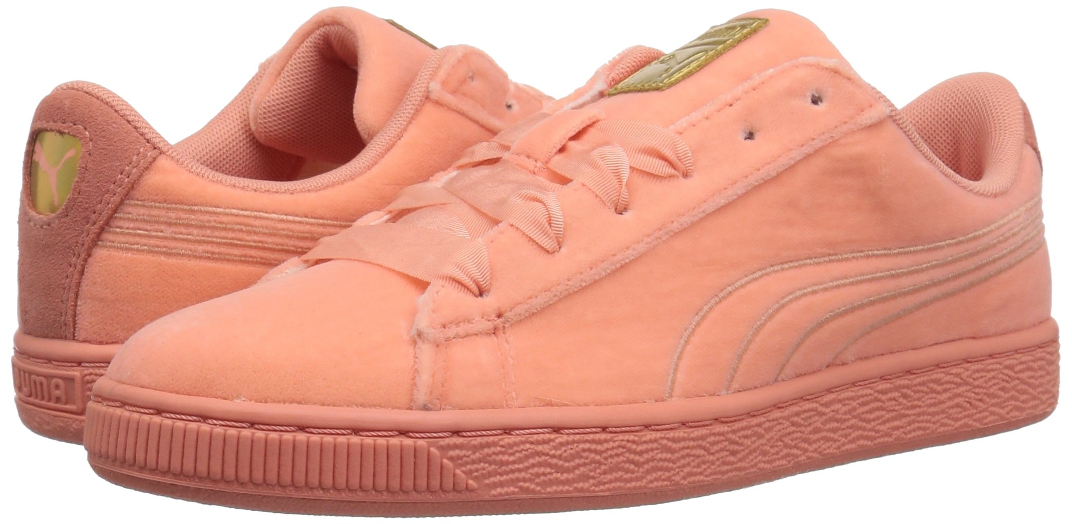 PUMA Unisex Baby Basket Classic Hook and Loop Sneakers - Comfortable Toddler Shoes for Boys & Girls - Perfect for Playtime, Preschool & Everyday Wear