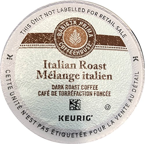 Barista Prima Coffeehouse Italian Roast Dark Roast K-Cup Pods 48 Count - Bold Rich Flavor Keurig-Compatible Coffee Pods - Perfect for Home, Office & Gifts - Morning Brew, Afternoon Boost, Hosting Guests - Works with Keurig 2.0, K-Cafe, K-Elite, K-Classic - Great for Breakfast, Work Breaks, Camping, Travel & Daily Coffee Rituals - Ideal for Coffee Lovers, Office Meetings, Family Gatherings & Outdoor Adventures