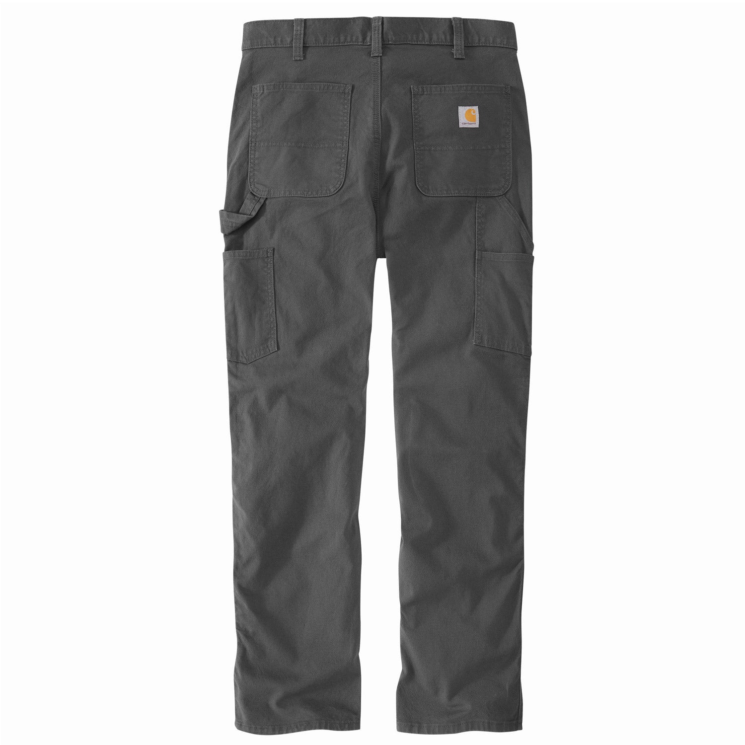 Carhartt Men's Rugged Flex® Relaxed Fit Double Front Duck Work Pants - Durable Shadow Color for Construction & Outdoor Workwear