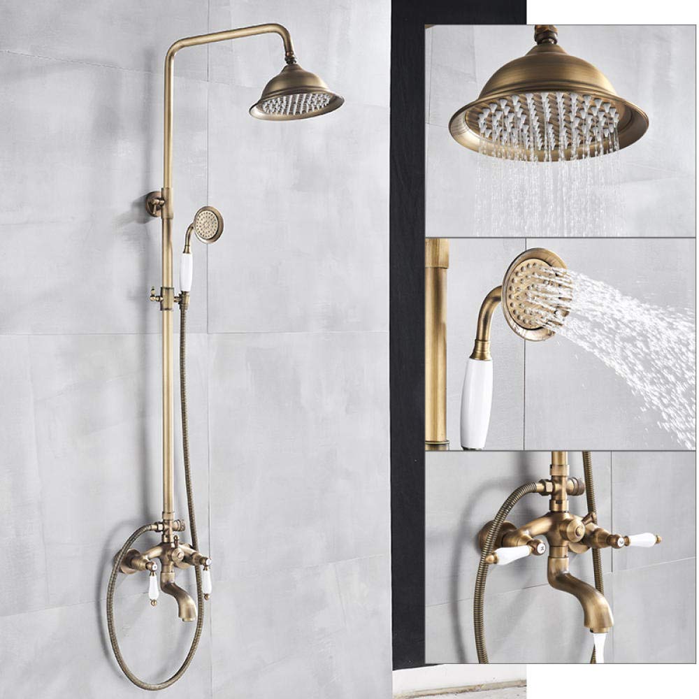 Premium 304 Stainless Steel Shower Set - Wall-Mounted Rain Shower Head with Faucet for Modern Bathroom | Perfect for Spa-Like Relaxation & Luxury Home Upgrade