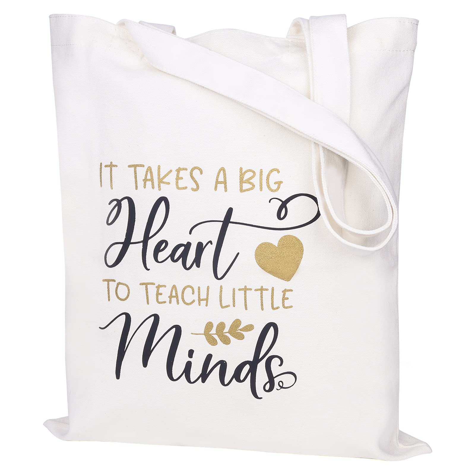 Best Teacher Appreciation Gifts - Premium Canvas Tote Bag for Women Teachers - Durable & Stylish School Bag for Classroom, Work & Shopping