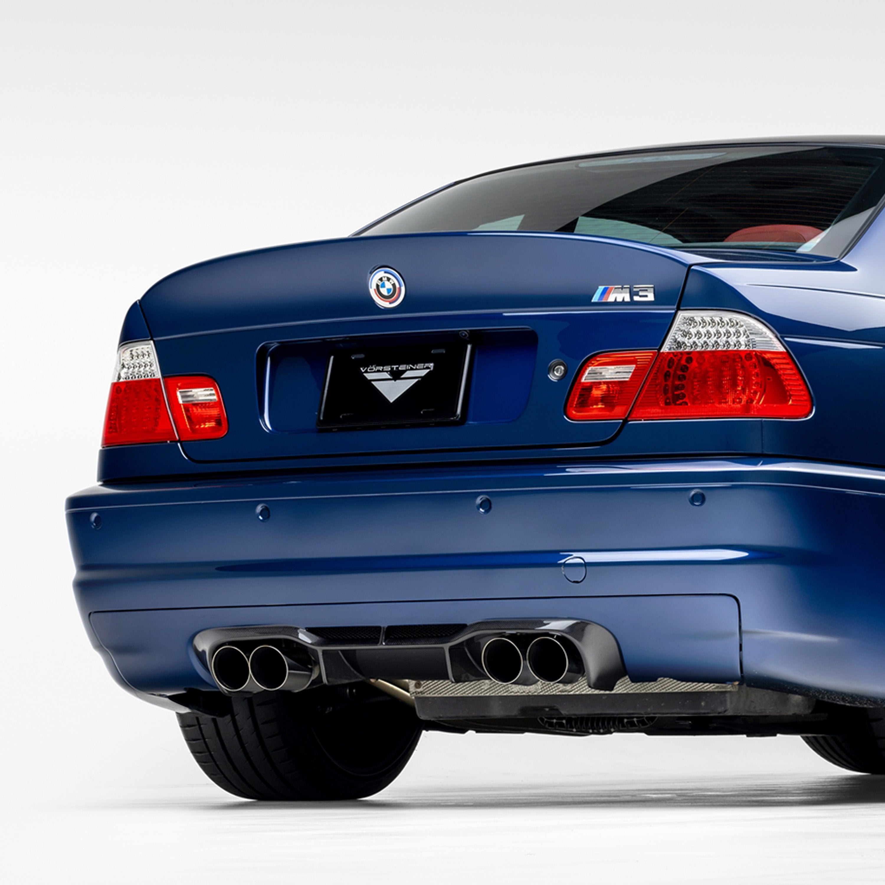 V20 Aero Rear Diffuser - High Gloss Carbon Fiber 1x1 Weave - V Style™ for Enhanced Performance & Style - Perfect for Sports Cars & Tuner Vehicles