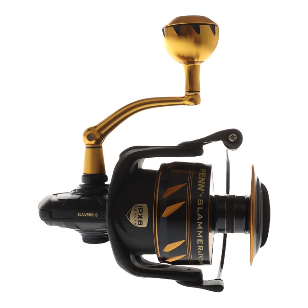 Penn Slammer IV Spinning Fishing Reel - Saltwater & Freshwater Fishing Gear - Smooth Drag System for Bass, Trout & Saltwater Fish - Perfect for Surf, Pier & Boat Fishing