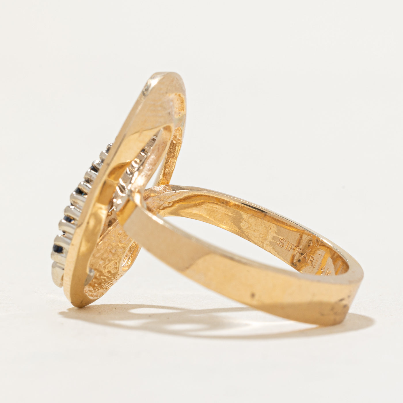Elegant 0.18ctw Sapphire Cocktail Ring - Size 6.25 | Perfect for Evening Parties, Weddings & Special Occasions