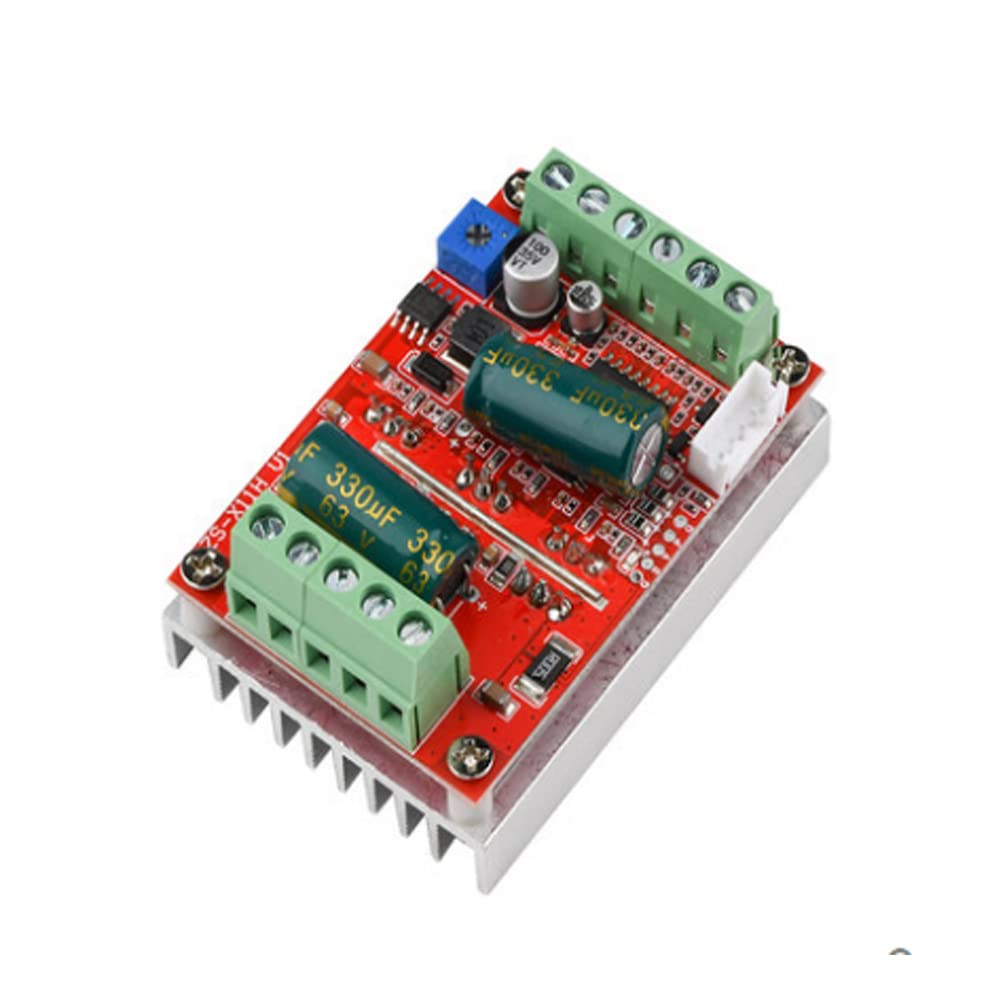 1 Pcs DC Brushless Motor Controller - BLDC 3 Phase PWM Hall Sensor Speed Controller 6-60V 400W for DIY Robotics, Electric Bikes, and Industrial Automation