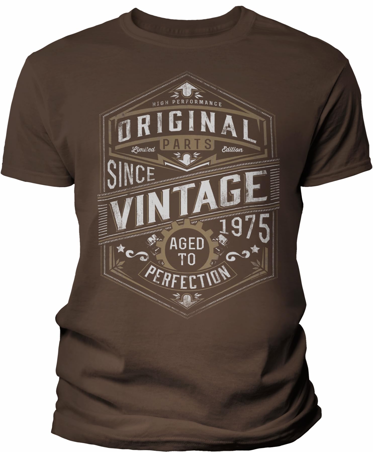 Vintage 1975 Aged to Perfection 50th Birthday Gift for Men - Funny 50th Birthday T-Shirt - Perfect for Parties, Gag Gifts & Milestone Celebrations