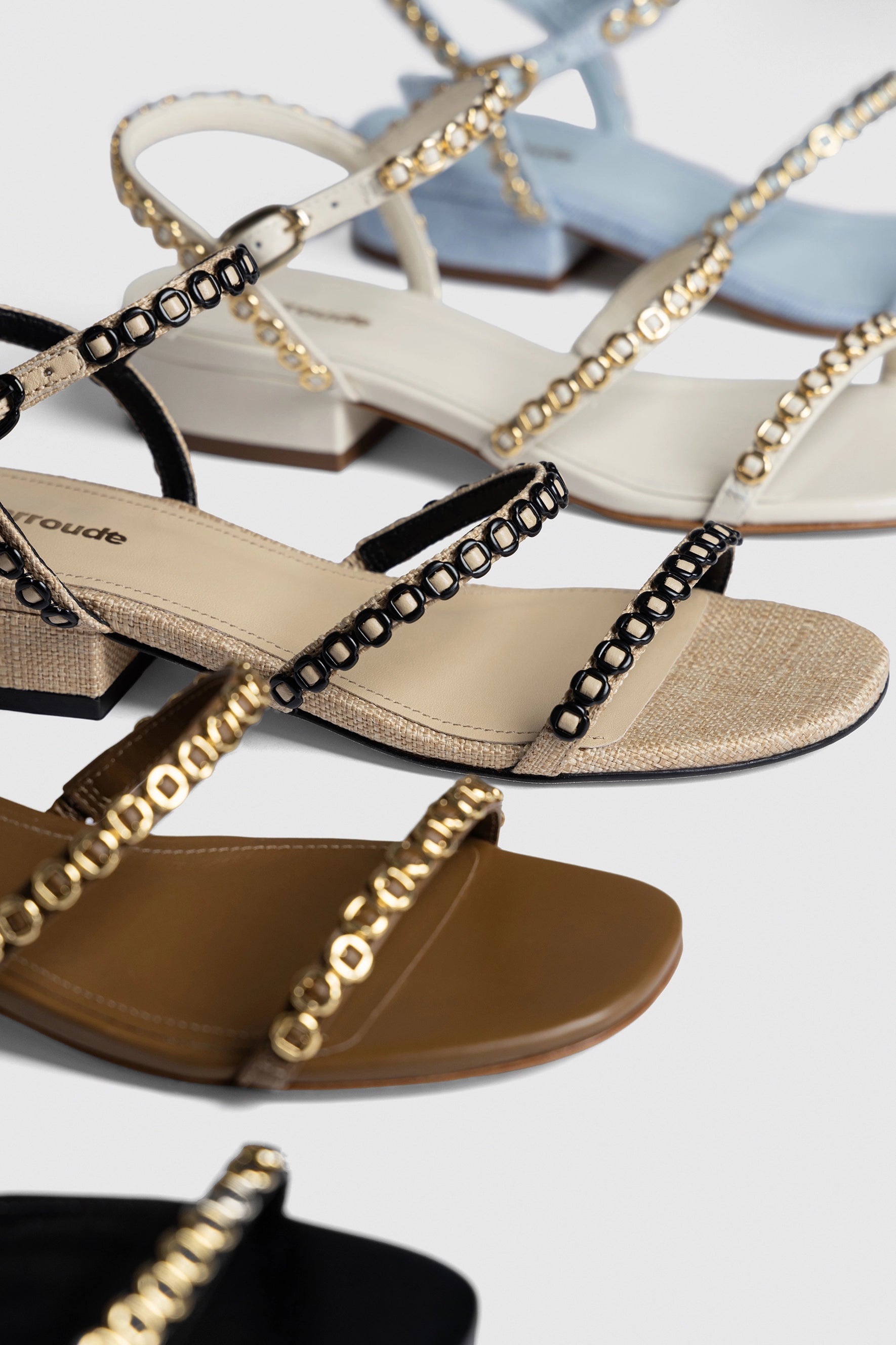 Milanina Beige Raffia Flat Sandals - Comfortable Summer Women's Sandals for Beach, Vacation & Casual Outings