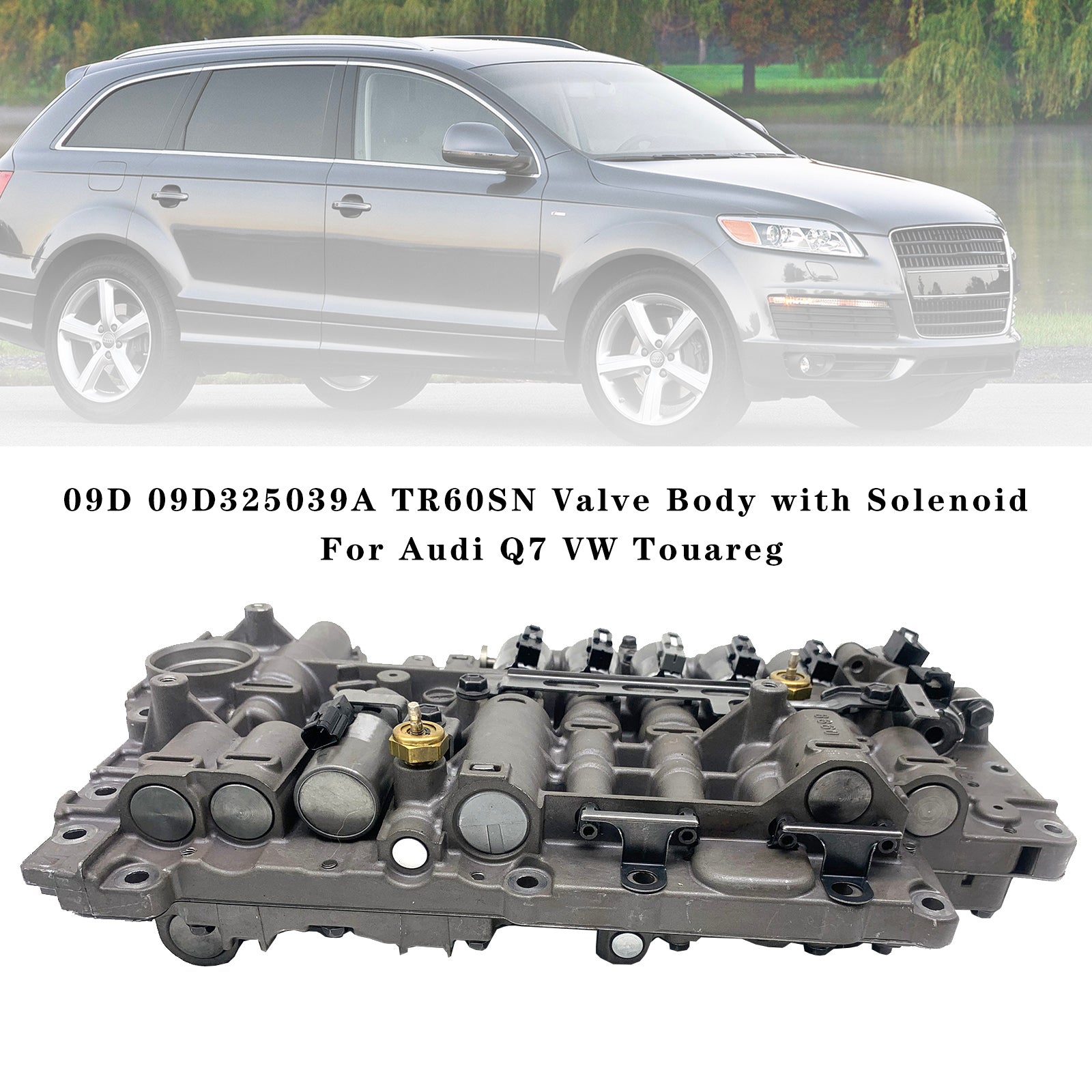 09D325039A TR60SN Valve Body with Solenoid - Compatible with Audi Q7 & VW Touareg - Automatic Transmission Repair Part - Smooth Gear Shifting Solution