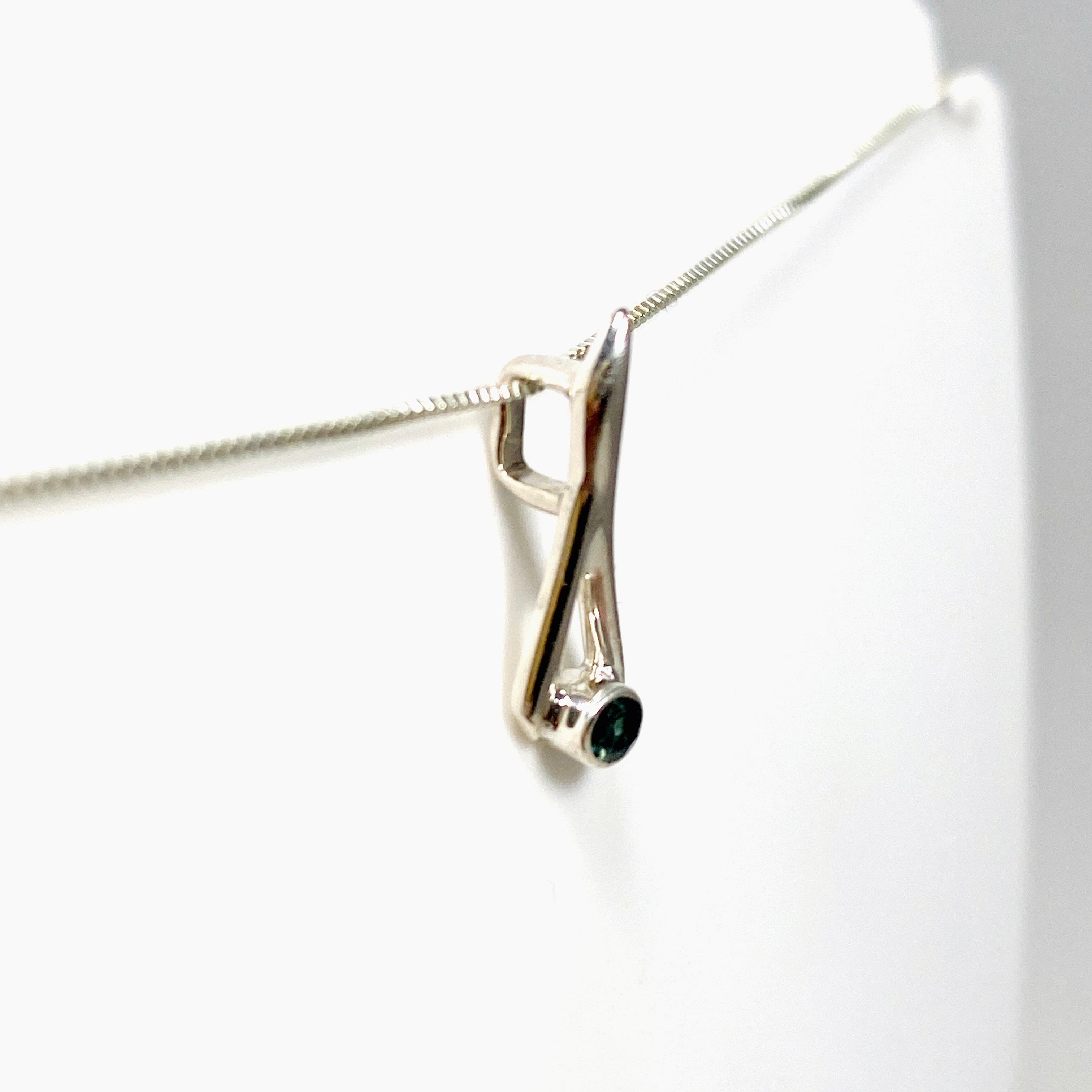 Natural Alexandrite Oval Faceted Pendant Necklace - 14K Gold Plated BTP 38 - Perfect for Anniversary Gifts & Special Occasions