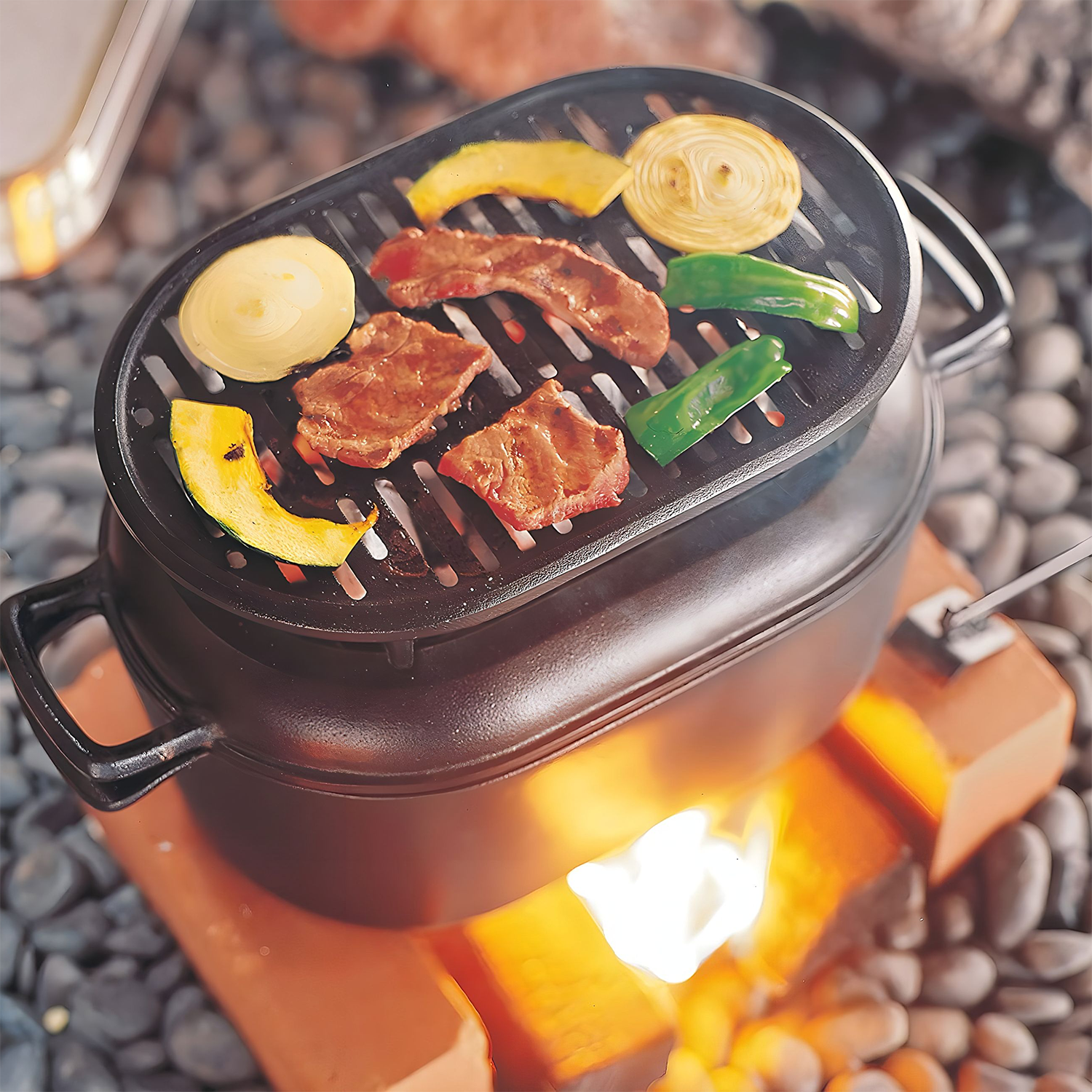 Premium Iwachu Nambu Cast Iron Dutch Oven - 5.5 QT Enameled Pot with Lid, Japanese Traditional Cookware for Braising, Stewing & Baking - Perfect for Soups, Bread & Camping Cooking