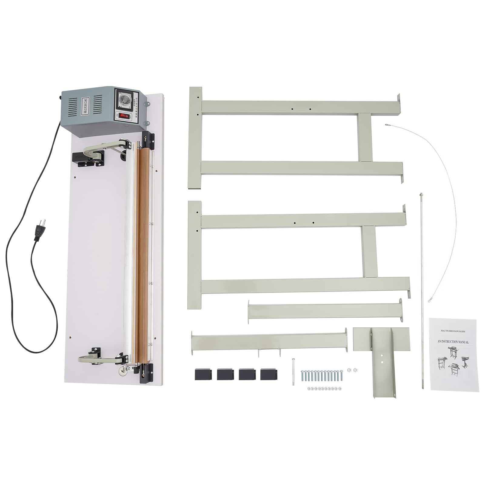 2-in-1 Foot Pedal Heat Sealing Machine with 22