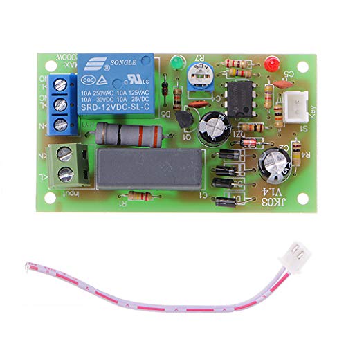 HOHOHANARO AC 220V Trigger Delay Switch Timer Relay Module - Adjustable On/Off Board for PLC Control | Perfect for Industrial Automation, Home Appliances & DIY Electronics Projects