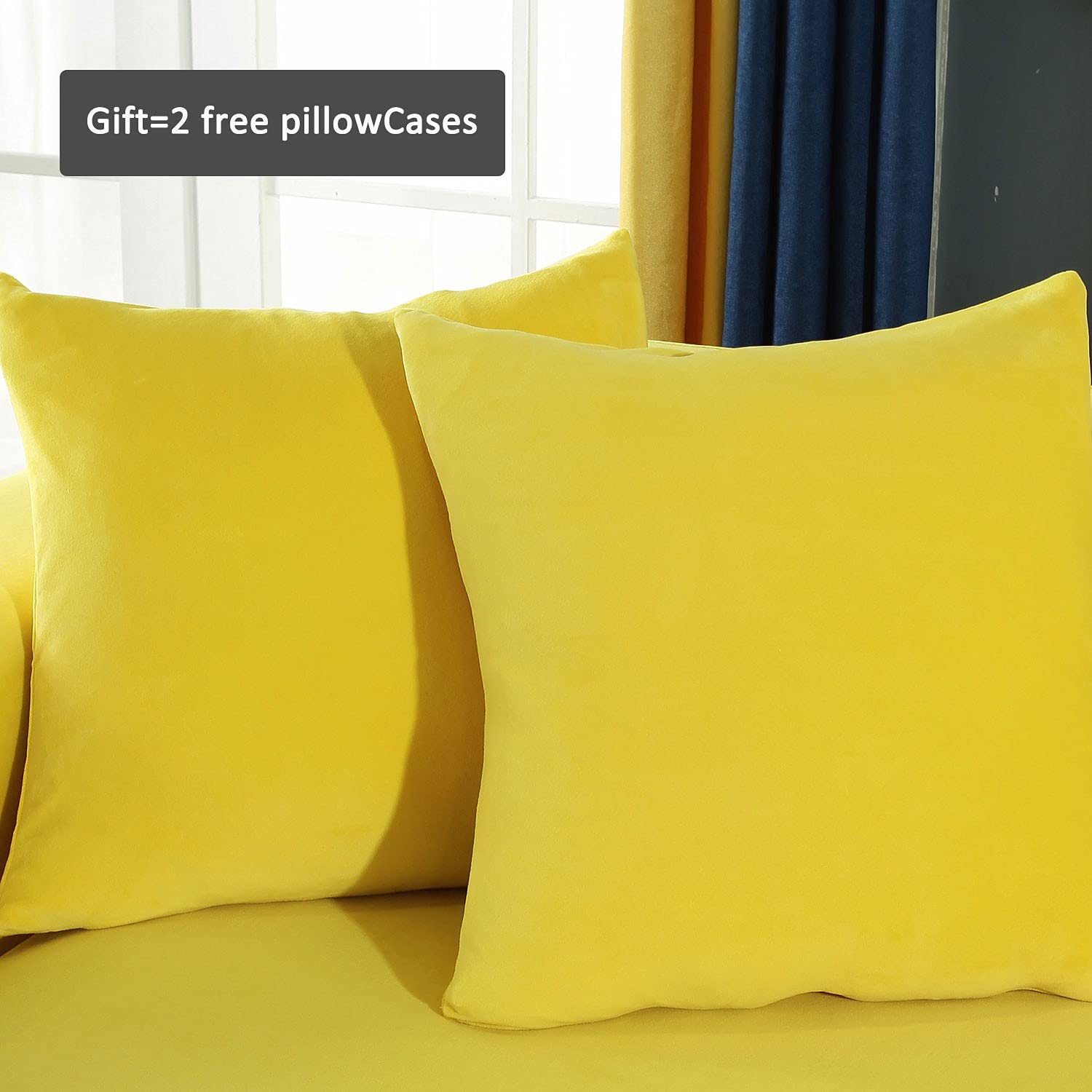 Stretchable L-Shaped Sectional Sofa Covers for Pets - Gray 3-Cushion Slipcover with 2 Pillowcases | Furniture Protector for Living Room | Perfect for Dog Owners & Pet-Friendly Homes