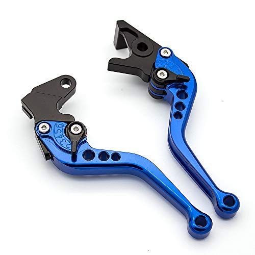 FXCNC CNC Machined Adjustable Brake & Clutch Levers for Yamaha YZF-R1/R1S/R1M (2015-2020) - Durable Aluminum Motorcycle Levers for Better Control & Comfort - Perfect for Racing, Commuting & Long Rides