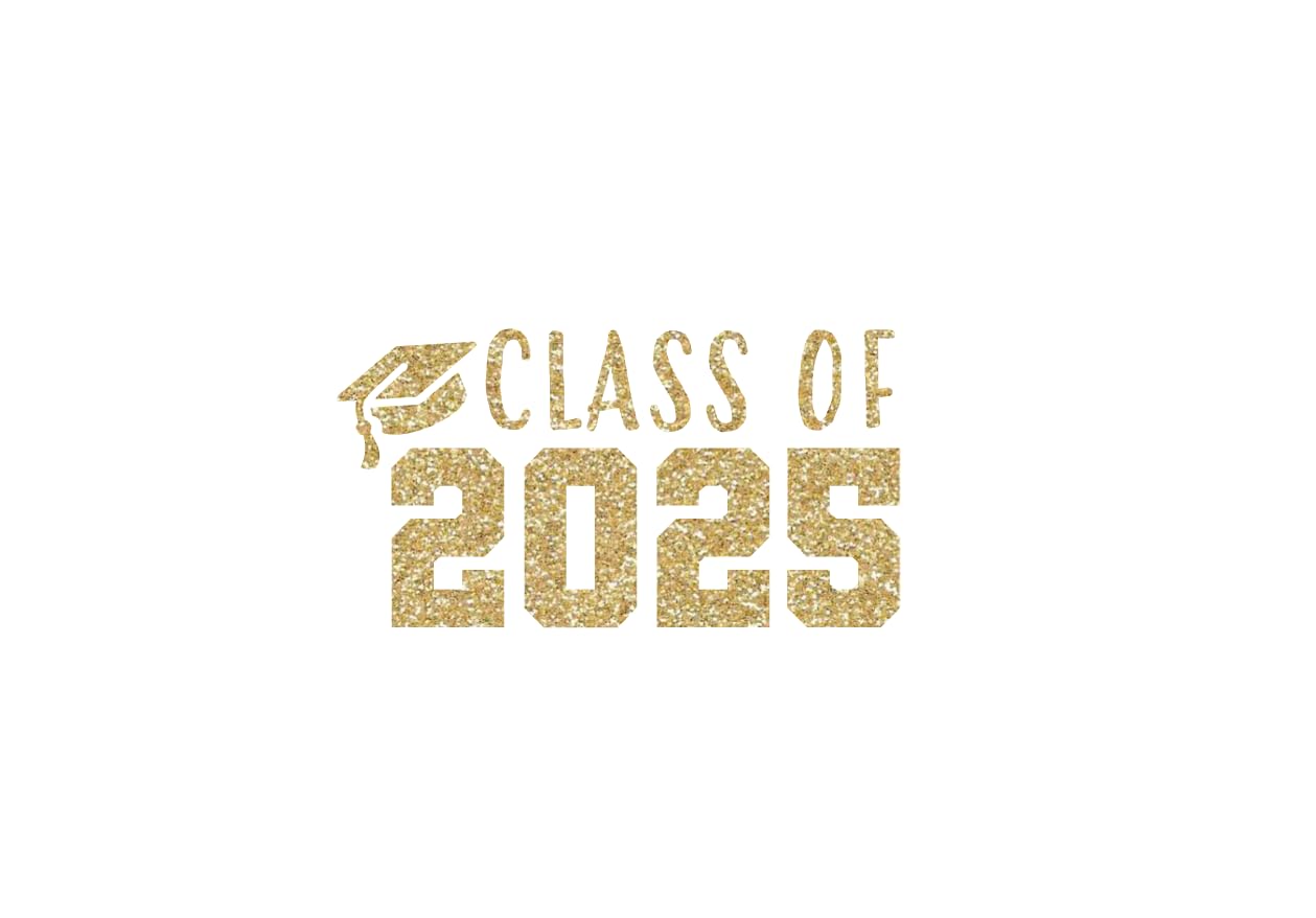 Class of 2025 Custom Iron On Transfer - Personalized Graduation Patch for T-Shirts, Hoodies & Gifts - Perfect for Senior Year Celebrations & Graduation Parties