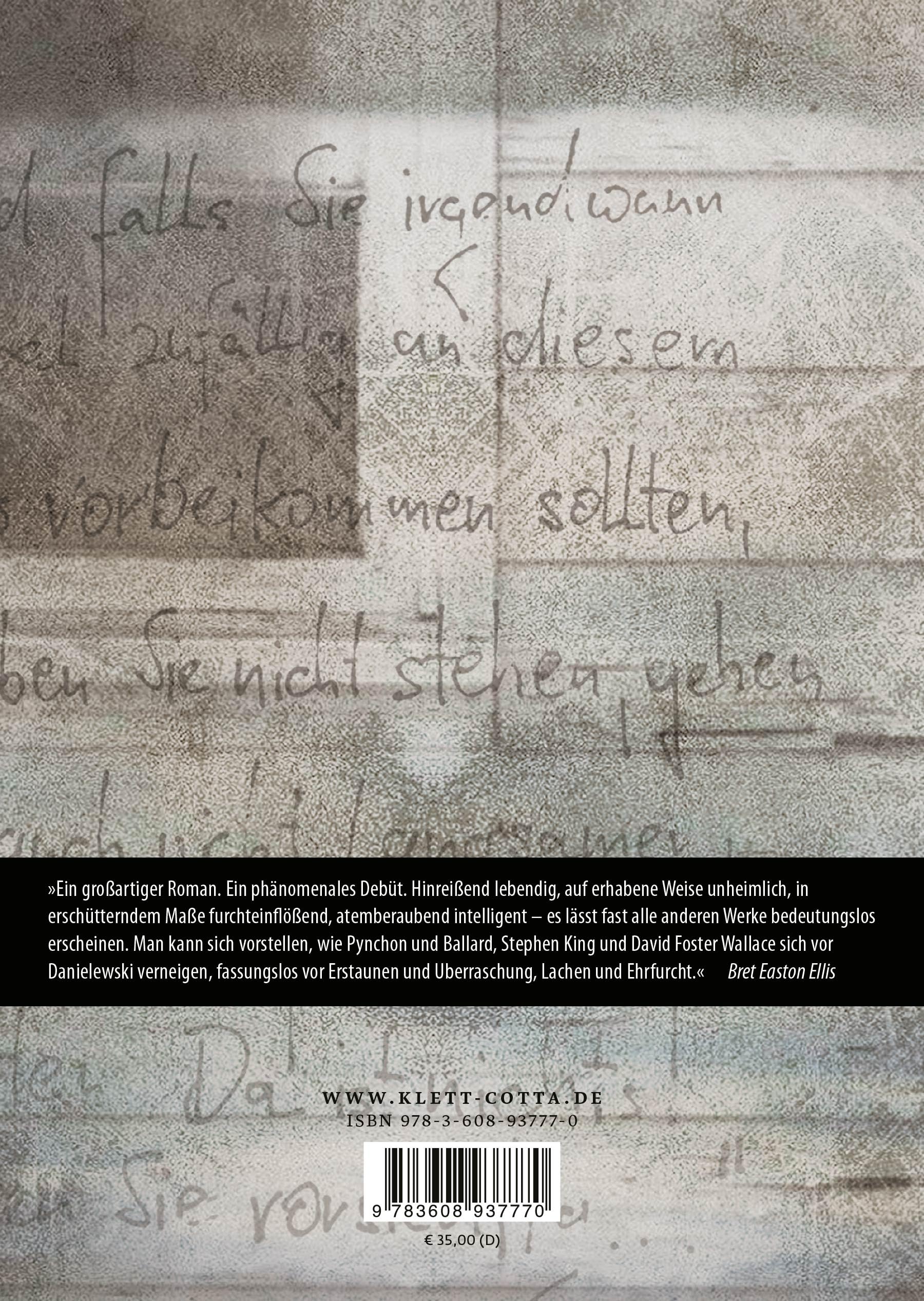 Das Haus - House of Leaves | Gothic Horror Novel by Mark Z. Danielewski | Perfect for Book Clubs & Halloween Reading