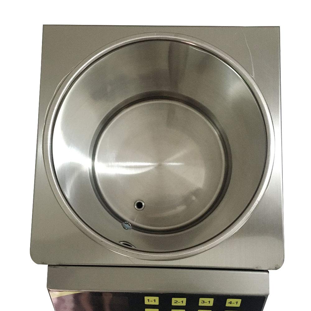 Automatic Sugar Dispenser Machine for Bubble Tea Shop - 16 Grid Syrup Dispenser with 9L Capacity (Stainless Steel) | Perfect for Bubble Tea, Coffee, Dessert & Beverage Businesses