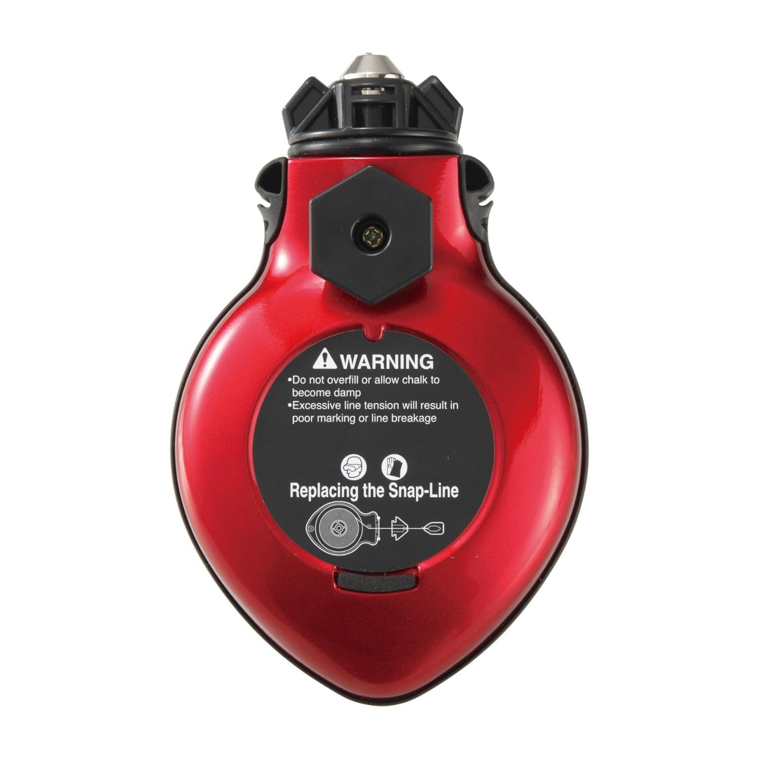 Tajima CR211SFR 1mm Extra Bold Chalk Line - Heavy Duty Chalk-Rite with Clip-n-Hold & Durable Wear Resistant Tip - Perfect for Construction, Carpentry, and DIY Home Projects