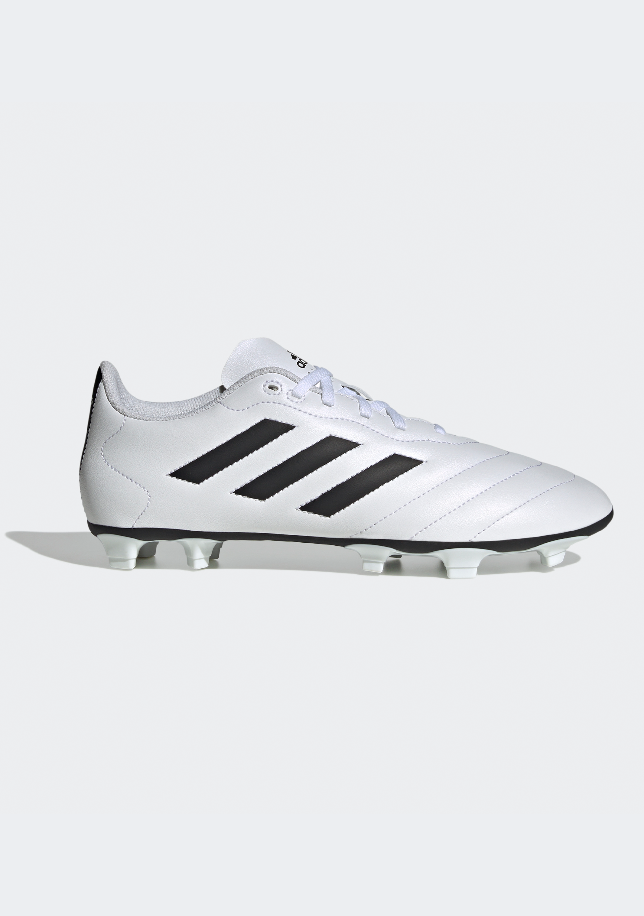 Adidas Men's Goletto VIII FG Soccer Cleats - Lightweight Football Shoes for Firm Ground - Perfect for Training & Matches (Black/White)