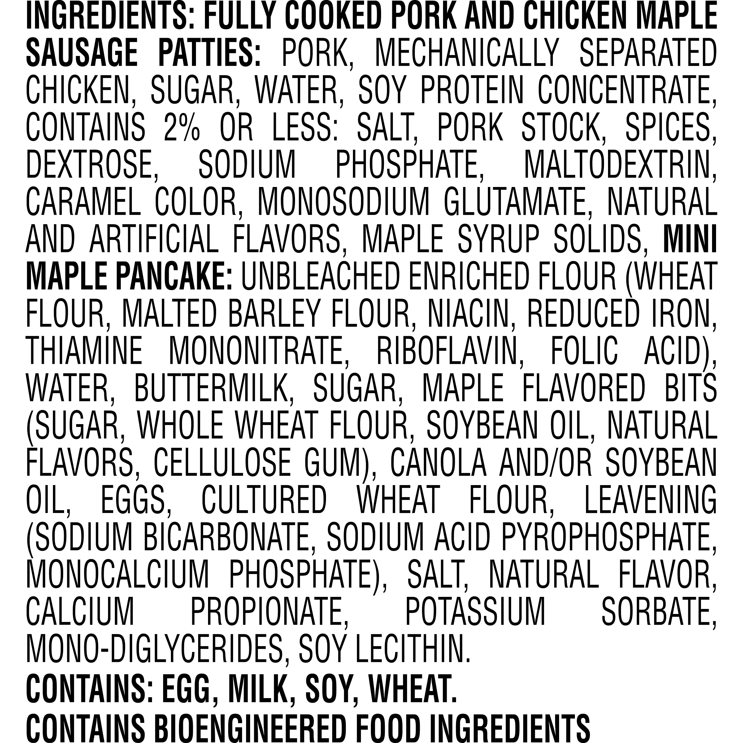 Jimmy Dean Snack Size Maple Pancake & Sausage Sandwiches - 10 Count Frozen Breakfast Sandwiches | Quick & Easy Morning Meal, On-the-Go Snack, Office Breakfast