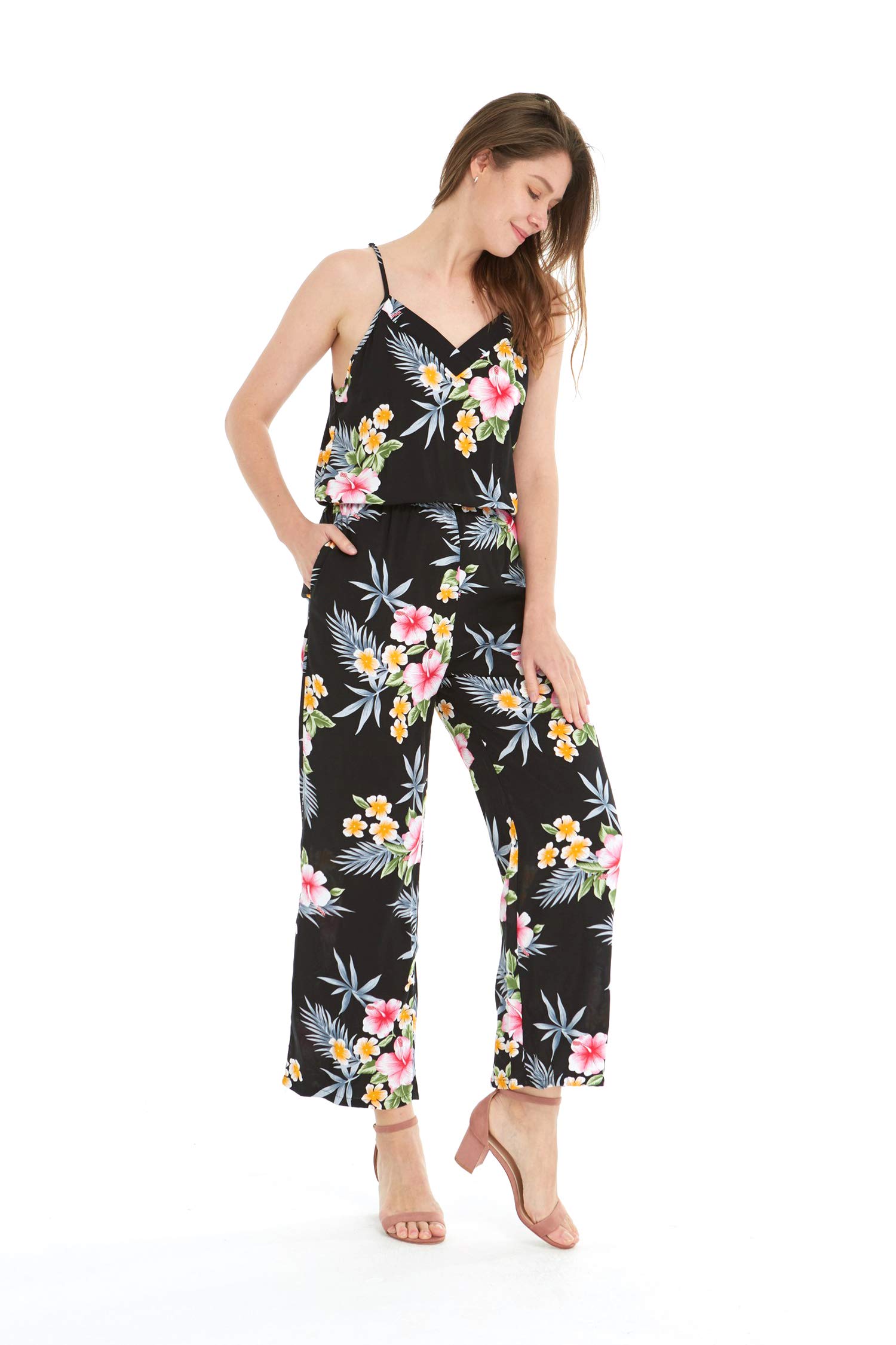 Hawaiian Luau Outfits for Family - Matching Hibiscus Print Shirts & Dresses for Men, Women, Boys & Girls | Beach Party, Summer Vacation, Tropical Theme Party