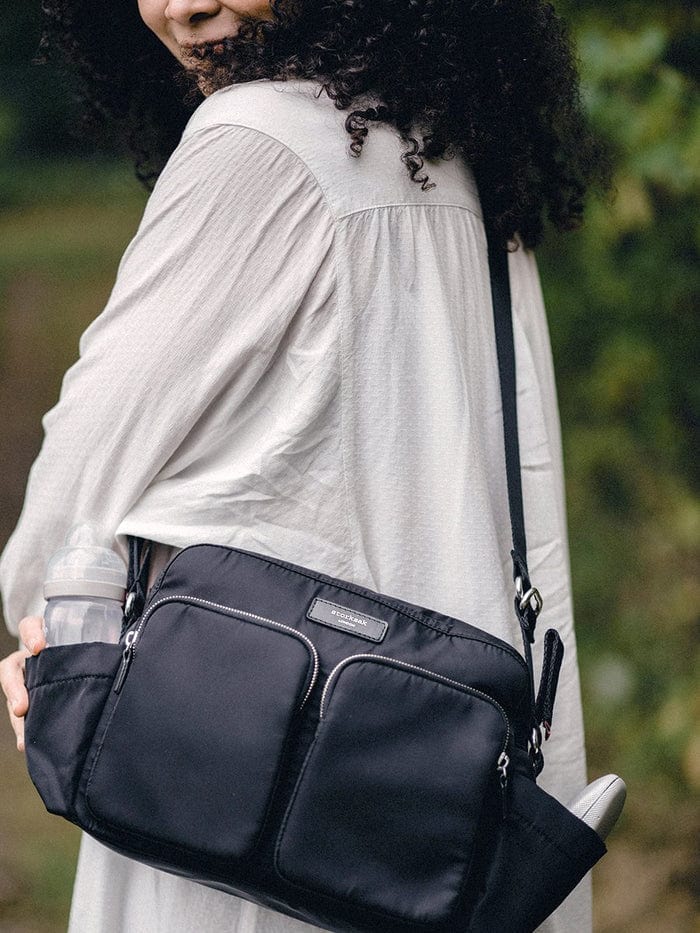 Storksak Eco-Friendly Stroller Bag - Waterproof Diaper Bag for Moms, Perfect for Travel, Shopping & Daily Use