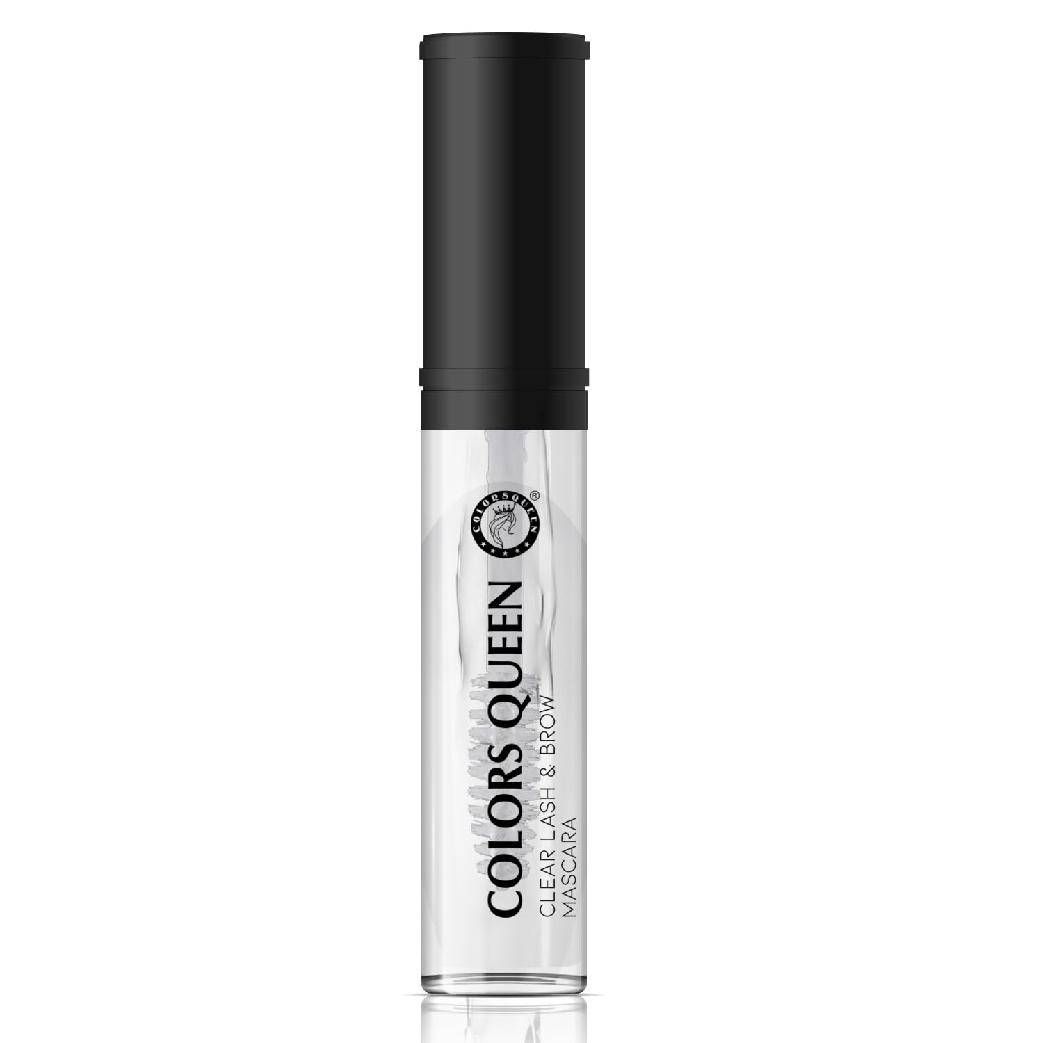 Colors Queen Clear Lash & Brow Mascara 7ml - Waterproof Transparent Mascara for Long Lasting Definition | Natural Eyebrow Gel & Lash Enhancer with Vitamin E | Perfect for Everyday Wear, Special Occasions & No-Makeup Looks