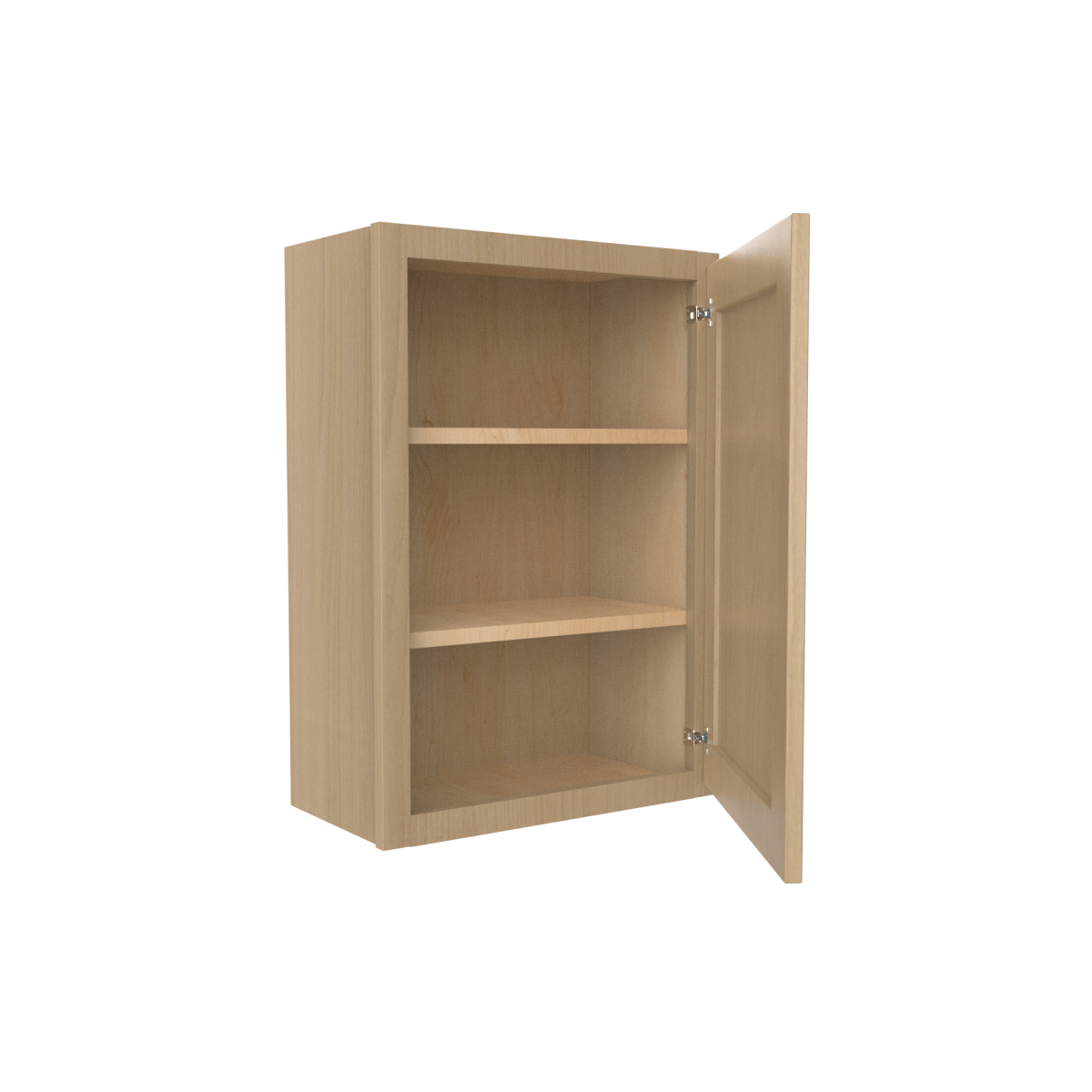 30 Inch High Single Door Wall Cabinet - Luxor Harvest RTA, 21W x 30H x 12D - Perfect for Kitchen, Bathroom & Laundry Room Storage Organization