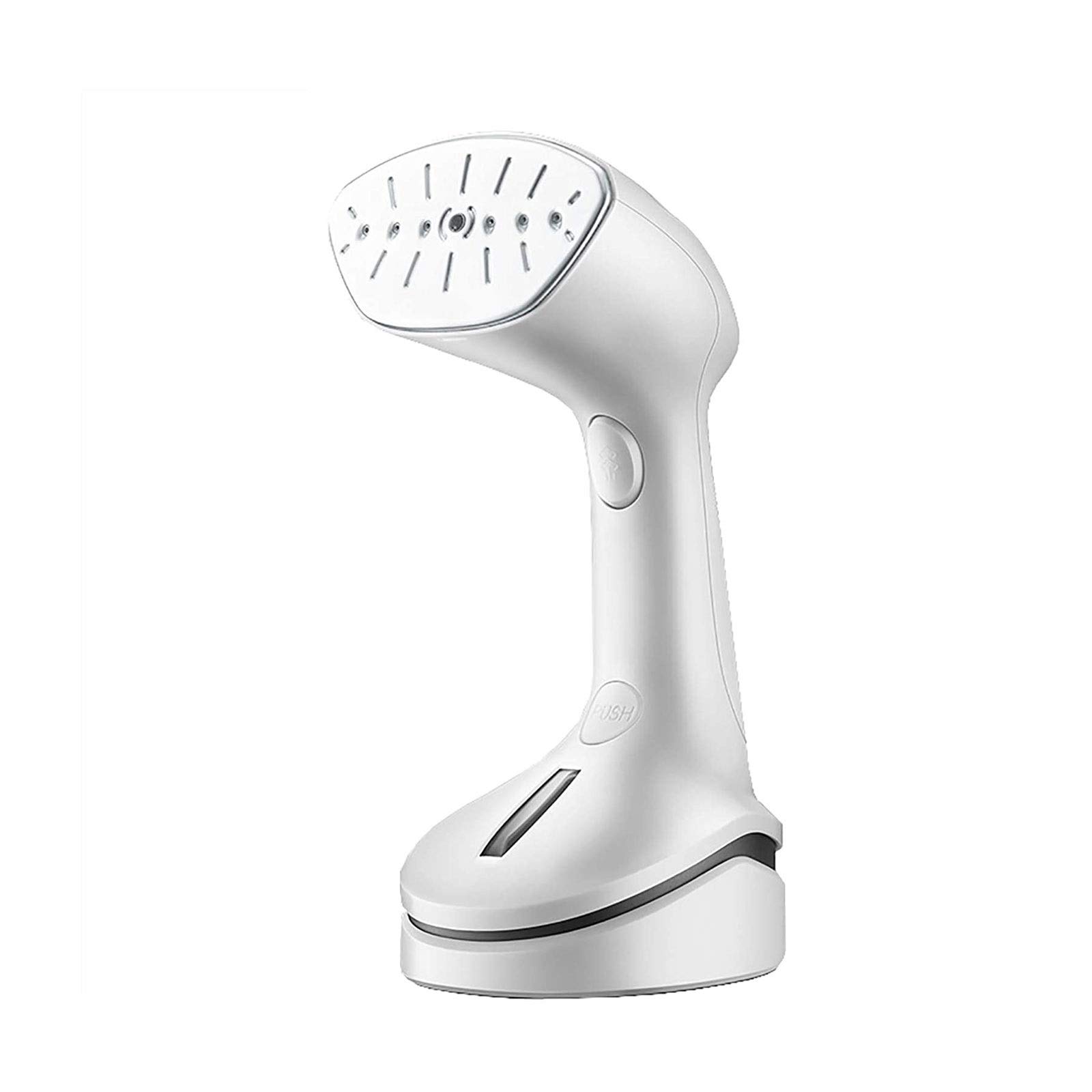 Portable Handheld Garment Steamer for Clothes - Powerful Travel Steamer & Wrinkle Remover - Compact Fabric Steam Iron for Suits, Dresses, Curtains - Perfect for Home, Office & Travel (White)
