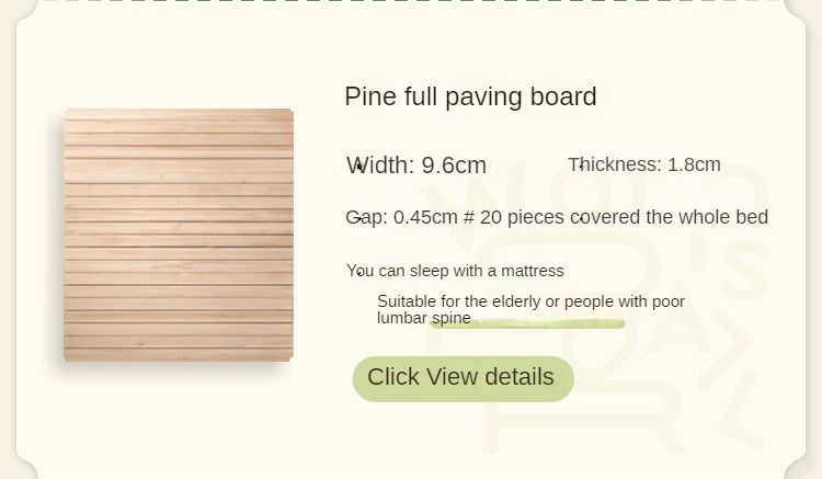 Premium Oak Solid Wood Lamb Fleece Soft Suspension Cream Bed - Cozy & Supportive Sleeping Solution for Modern Bedrooms, Guest Rooms & Nursery Decor