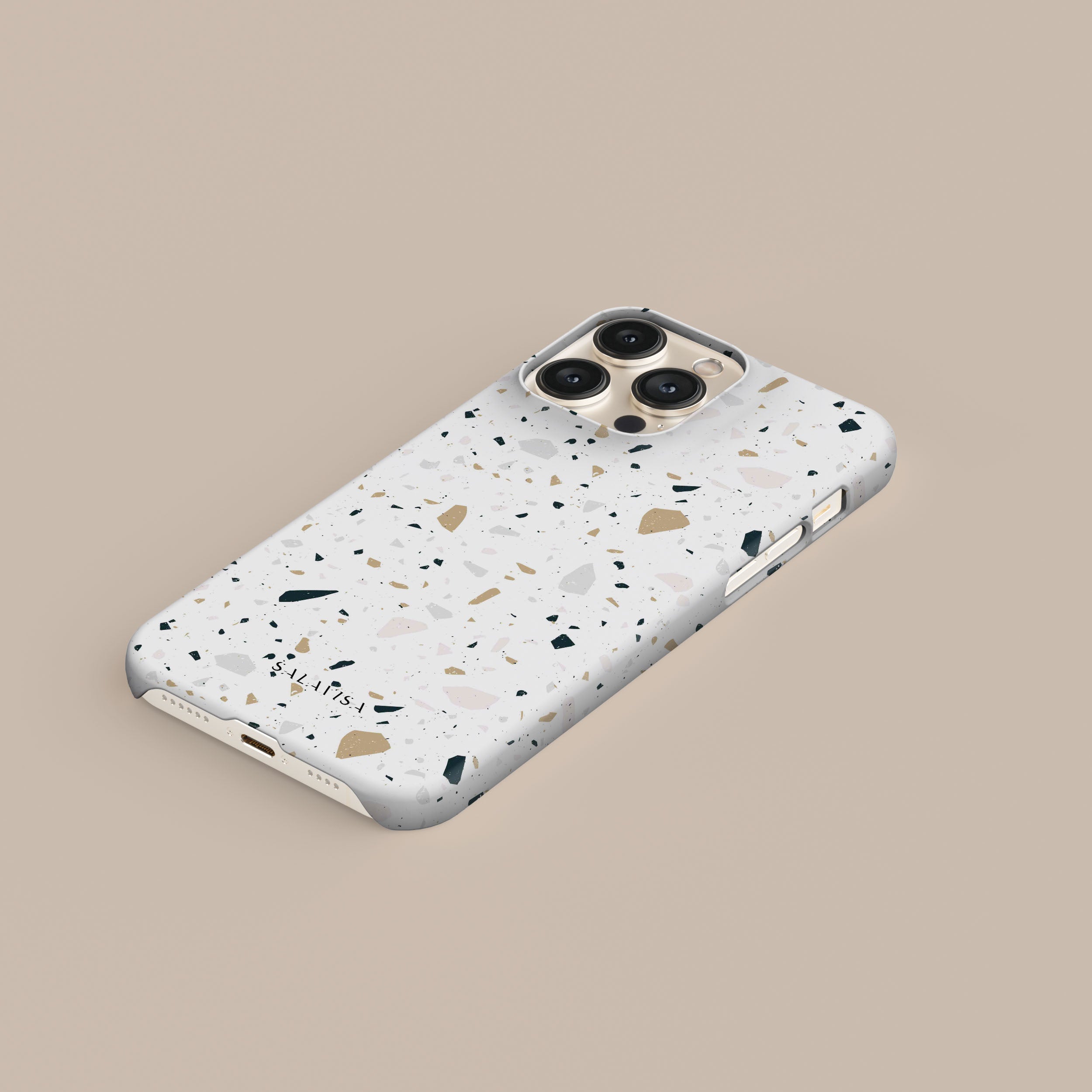 Stylish Lightweight Terrazzo Pattern Phone Case - Durable Shockproof Cover for iPhone 15/14/13/12/11 Pro Max XR XS X 8 7 Plus - Perfect for Everyday Use, Travel & Outdoor Activities