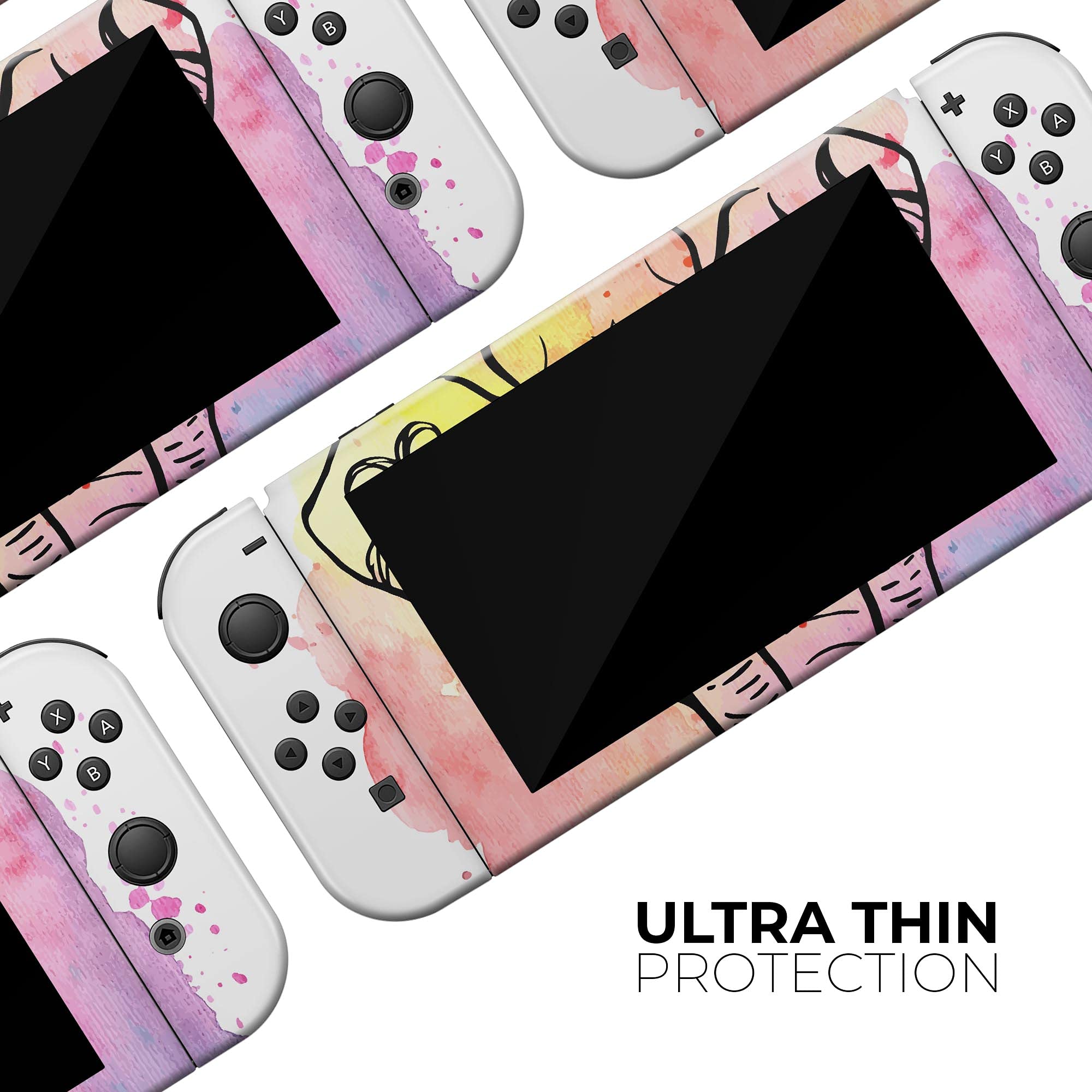 Nintendo Switch Pro Controller Skin Decal - Sacred Elephant Watercolor Vinyl Wrap Cover - Scratch-Resistant, Removable Protective Cover for Gaming Enthusiasts - Perfect for Customizing & Protecting Your Controller During Intense Gaming Sessions