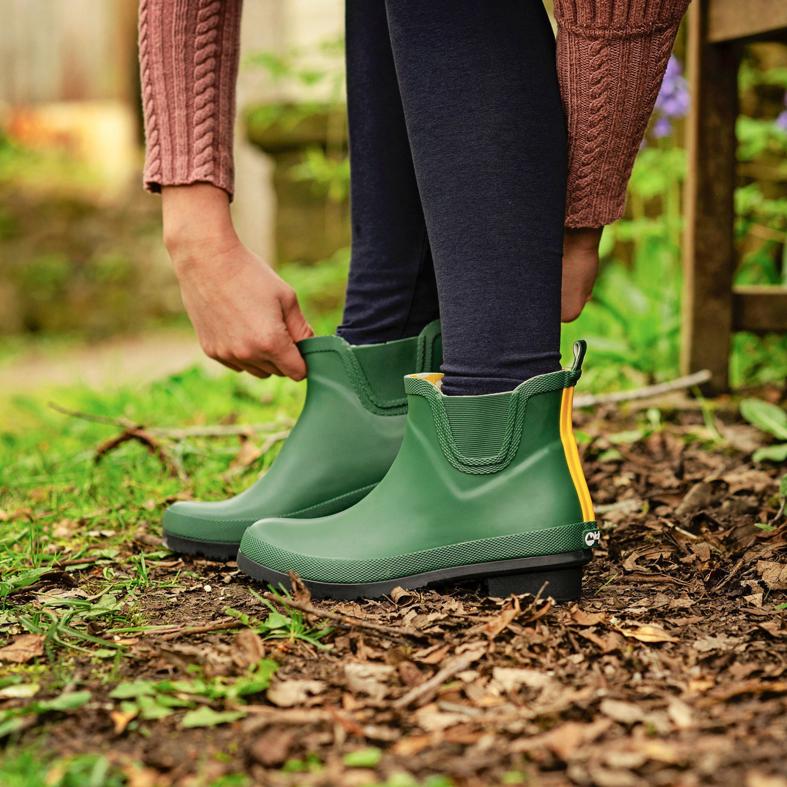 Women's Kelton Short Wellington Boots - Waterproof Rain Boots for Women, Comfortable & Stylish Outdoor Boots - Perfect for Gardening, Hiking, and Rainy Days