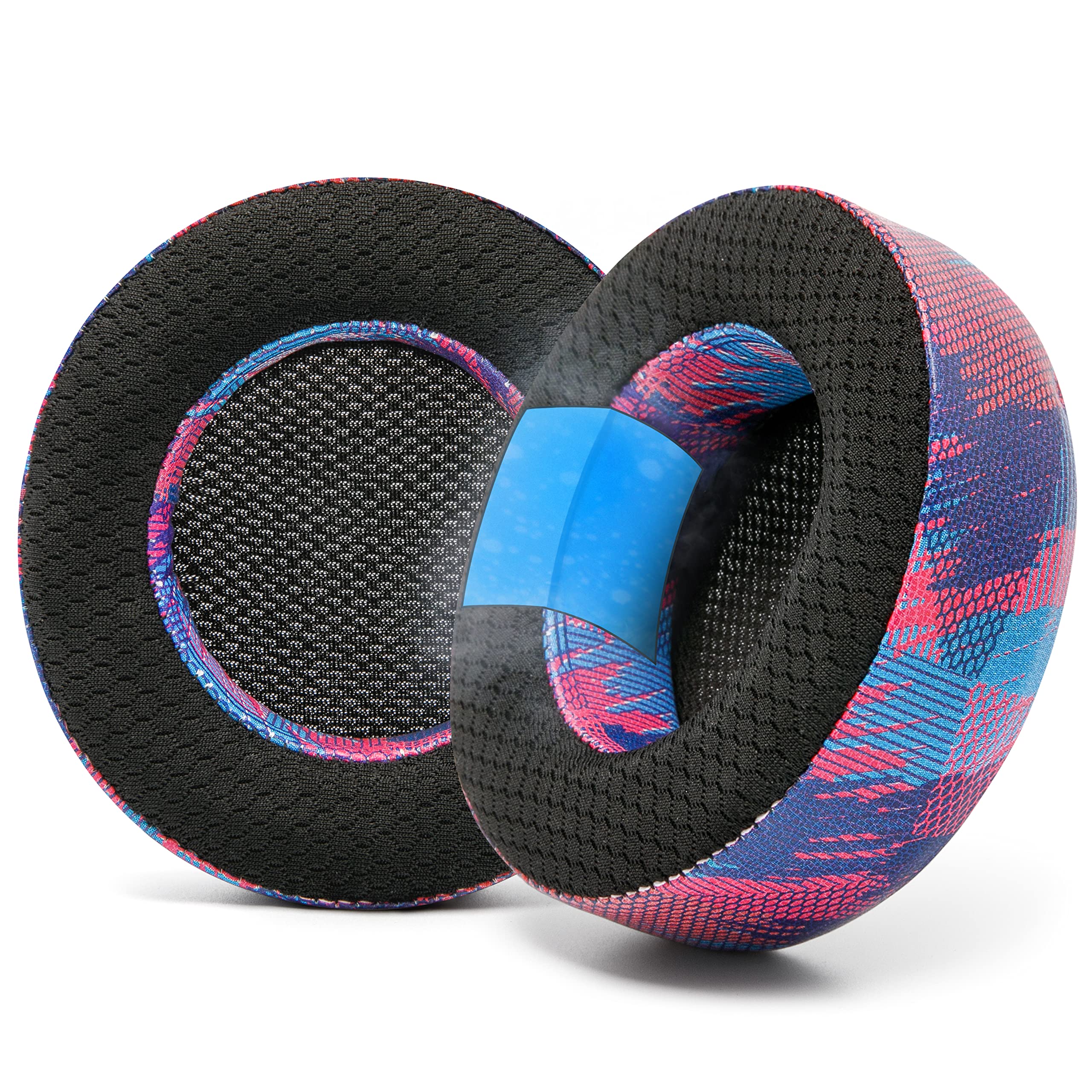 Wicked Cushions Freeze Virtuoso - Premium Hybrid Fabric Cooling Gel Earpads for Corsair Virtuoso Gaming Headset | Enhanced Durability, Comfort & Noise Isolation | Perfect for Long Gaming Sessions & Hot Climates