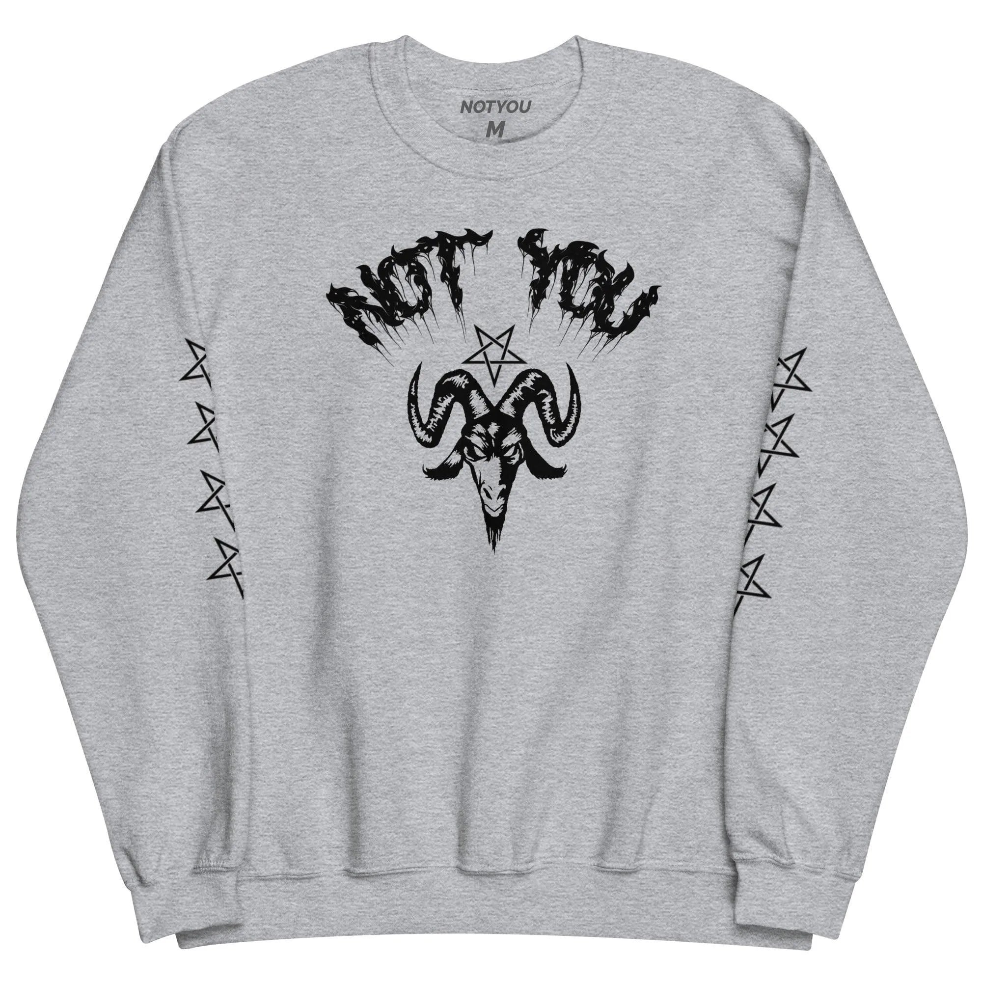 Notyou Goat Gray Hoodie - Soft & Stylish Pullover for Men & Women | Perfect for Casual Wear, Outdoor Activities & Street Fashion