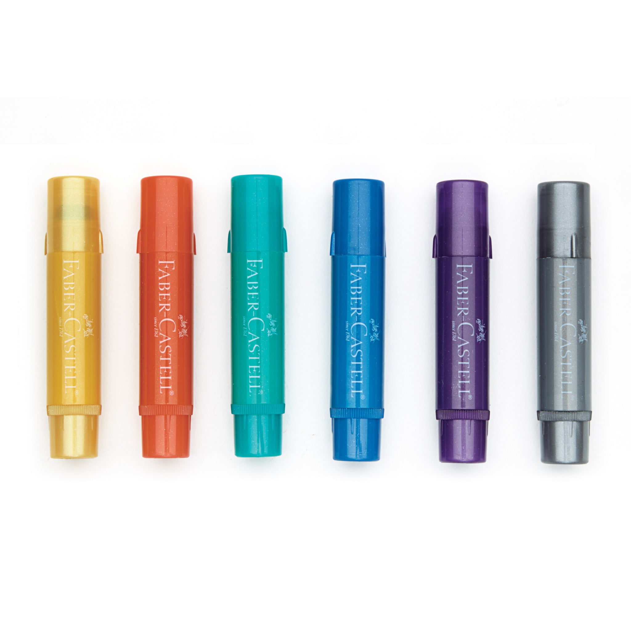 6 Metallic Gel Sticks - Premium Art Supplies for Calligraphy, Scrapbooking & DIY Crafts (Set of 6 Vibrant Colors) - Perfect for Adult Coloring, Hand Lettering, and Creative Projects