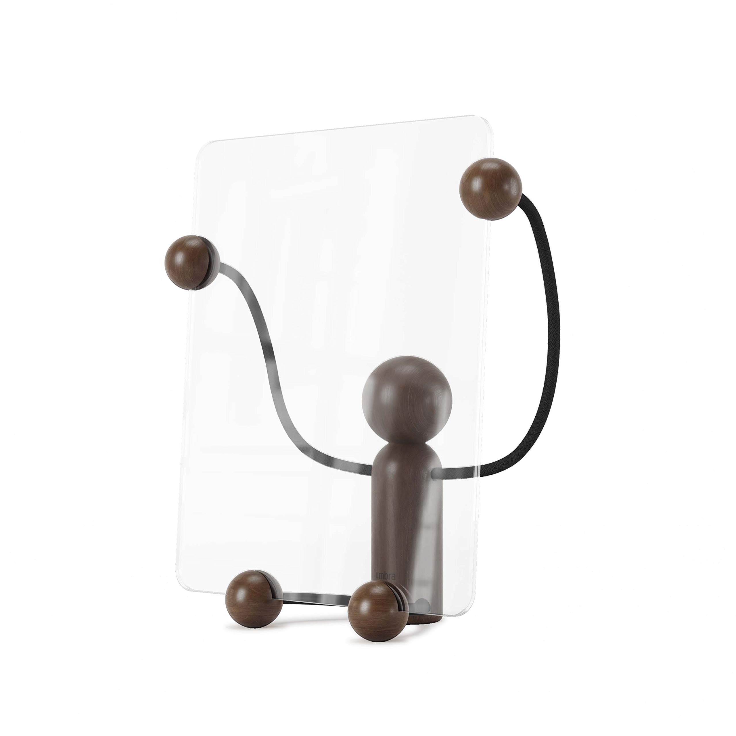 Umbra Woody 8x10 Walnut Picture Frame - Perfect for Home Decor, Office Display & Photo Gifts