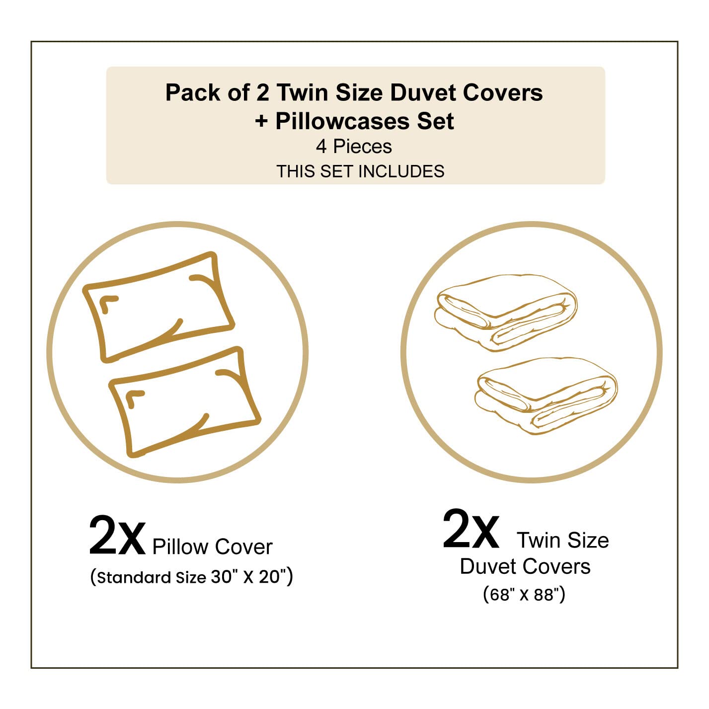 Ambesonne Rock Music Duvet Cover Set - Striped Instrument Wings Speakers Design, Hipster Rock and Roll Bedding, 2-Pack Twin Size in Taupe Dust Cream, Perfect for Teen Bedrooms & Music Lovers