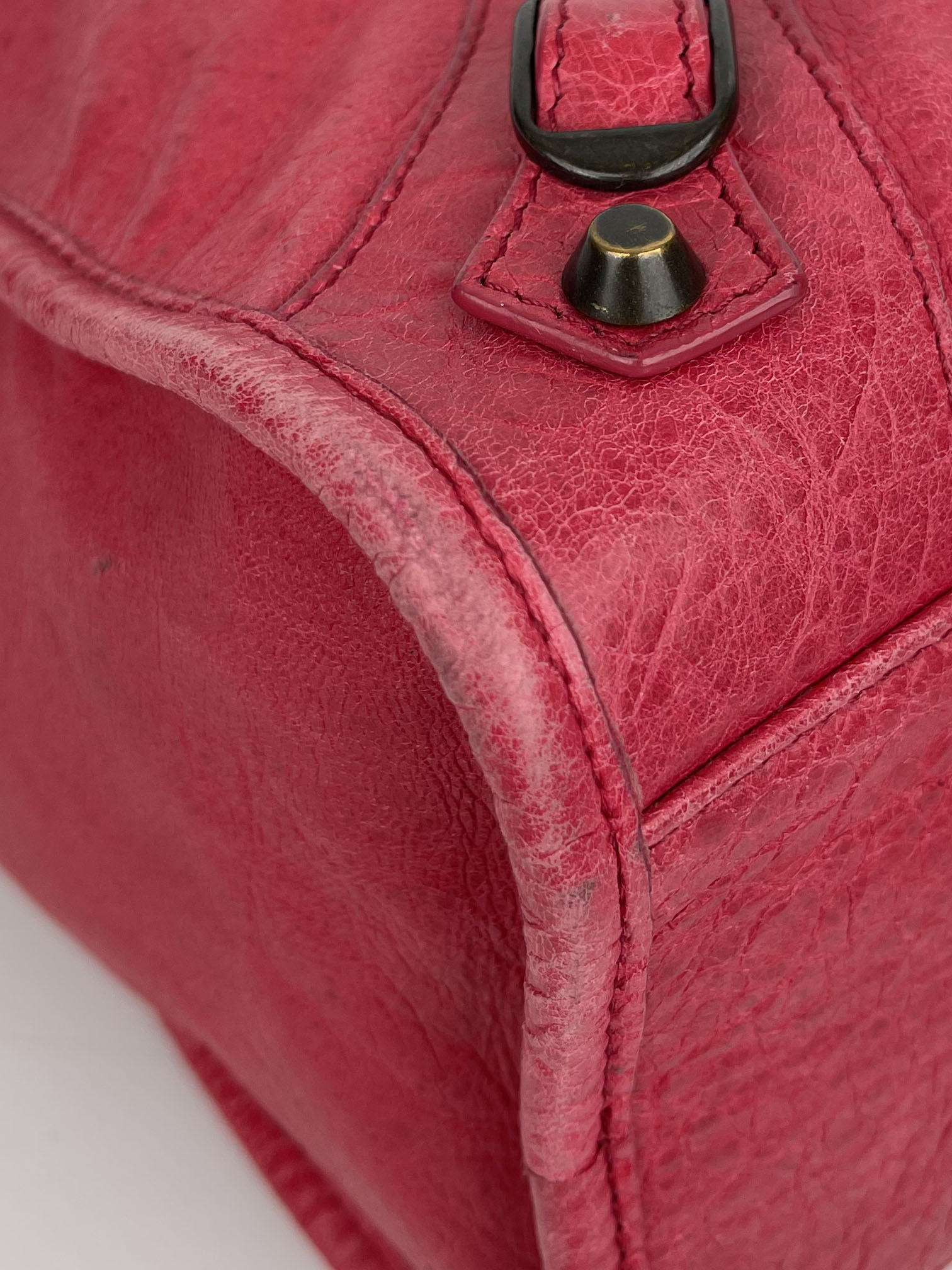 Balenciaga Medium Pink City Bag - Luxury Leather Handbag for Women | Perfect for Everyday Use, Work & Travel