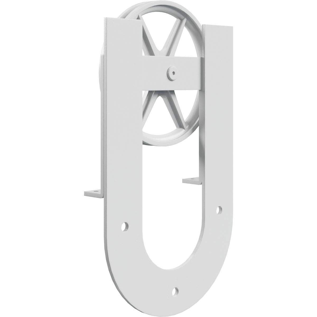 Premium Wagon Wheel Horseshoe Roller Hanger for Barn Doors - 1 3/4