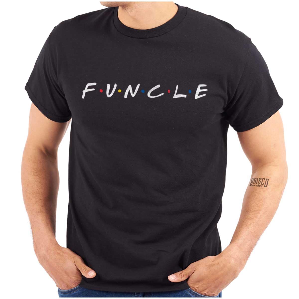 Brisco Brands Retro 90s TV Show Graphic T-Shirt for Men - Fun Uncle Vintage Tee | Perfect for Casual Wear, Gifts & Nostalgic Fashion