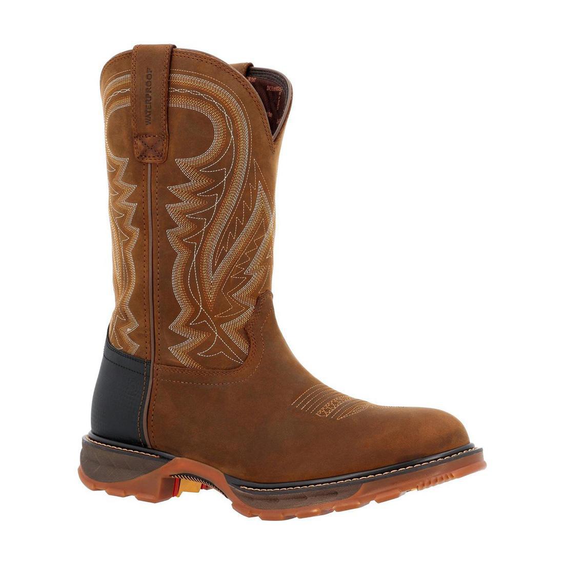 Maverick XP Waterproof Work Boots for Men - Steel Toe Safety Shoes, Slip Resistant & Comfortable for Construction, Hiking & Outdoor Work