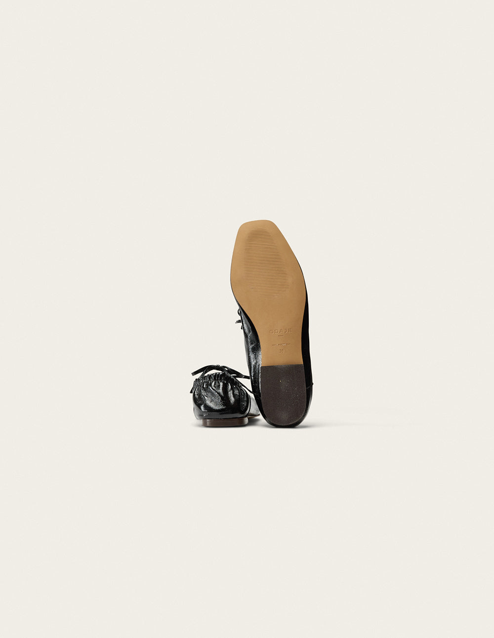 Tula Black Pleated Leather Ballerina Flats - Elegant & Comfortable Shoes for Women, Perfect for Office, Casual Wear & Special Occasions