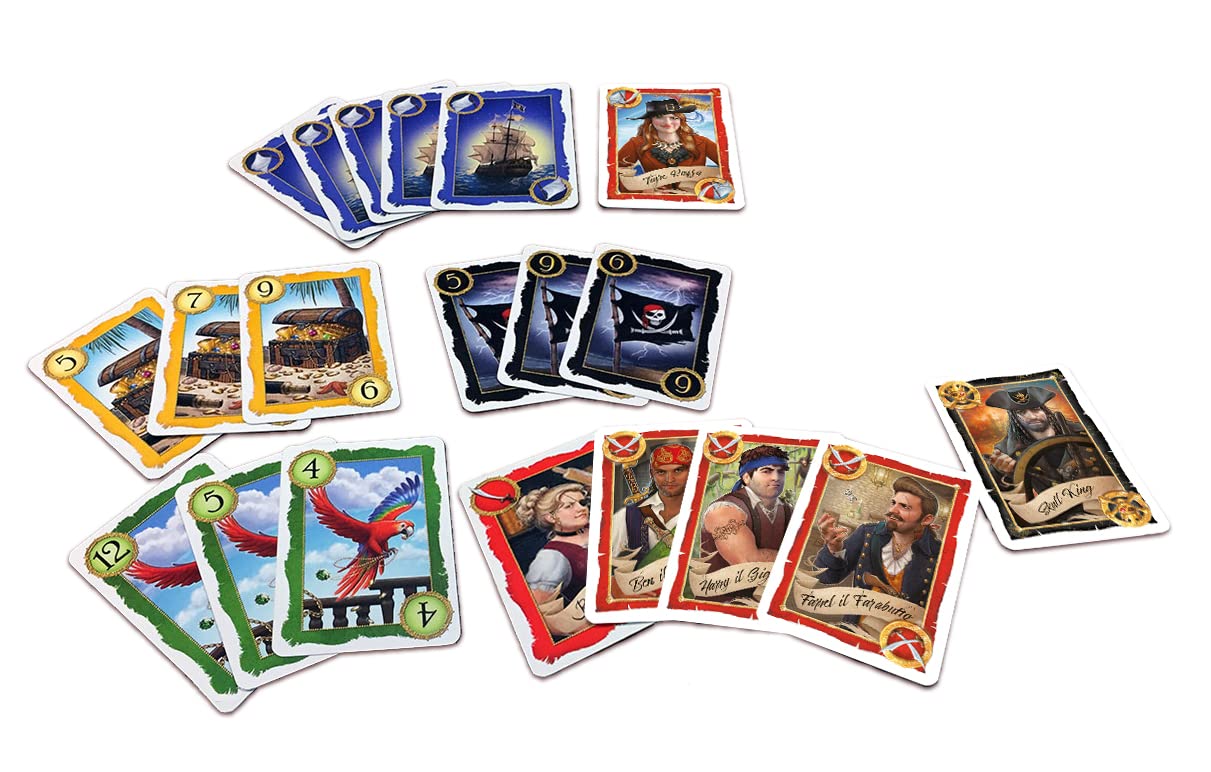 Skull King Card Game by Ghenos Games - Fun Pirate-Themed Strategy Game for Family Game Nights & Parties