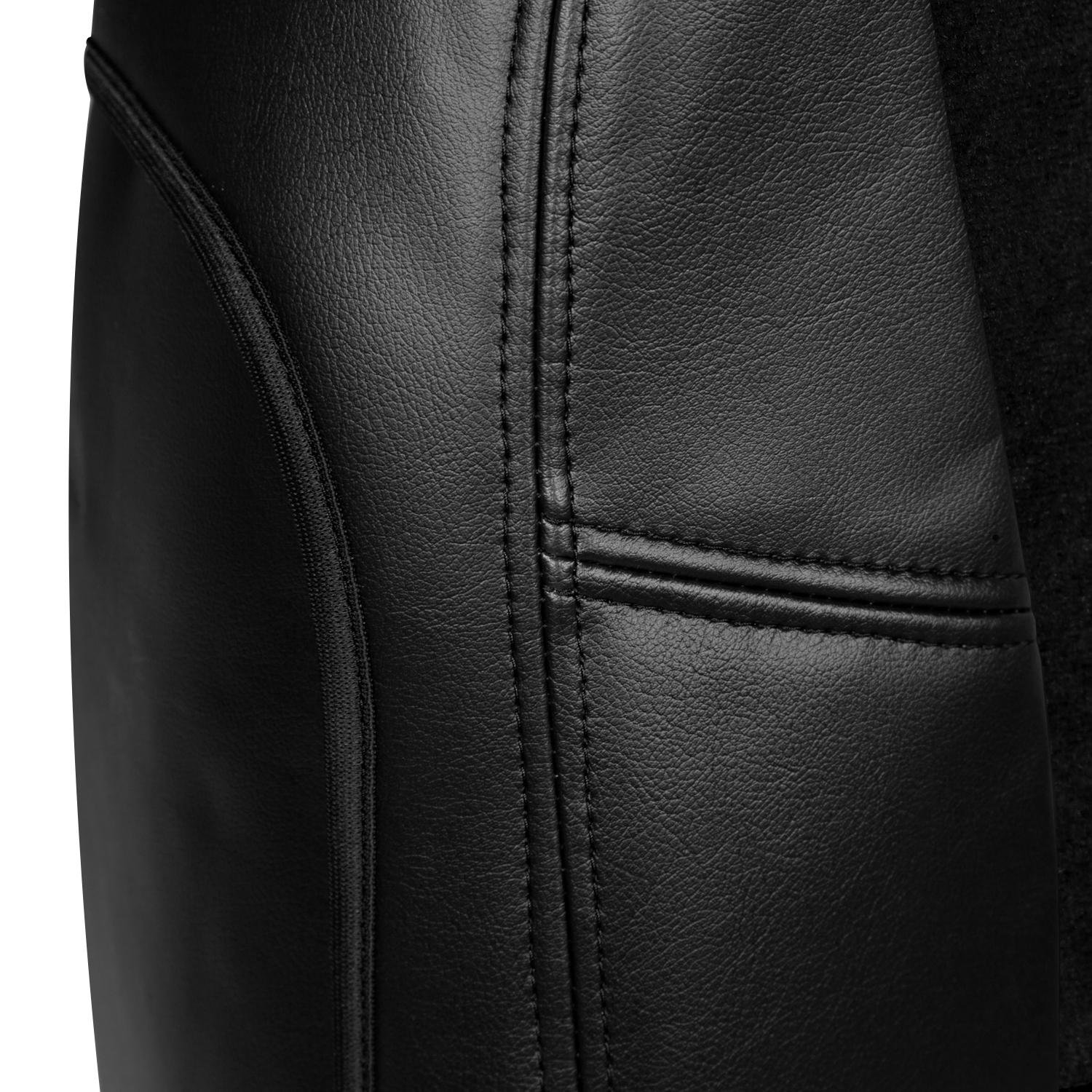 Coverking Custom Fit 60/40 Split Bench Seat Cover for Buick LeSabre - Premium Alcantara Fabric in Black | Perfect for Car Interior Protection & Style Upgrade